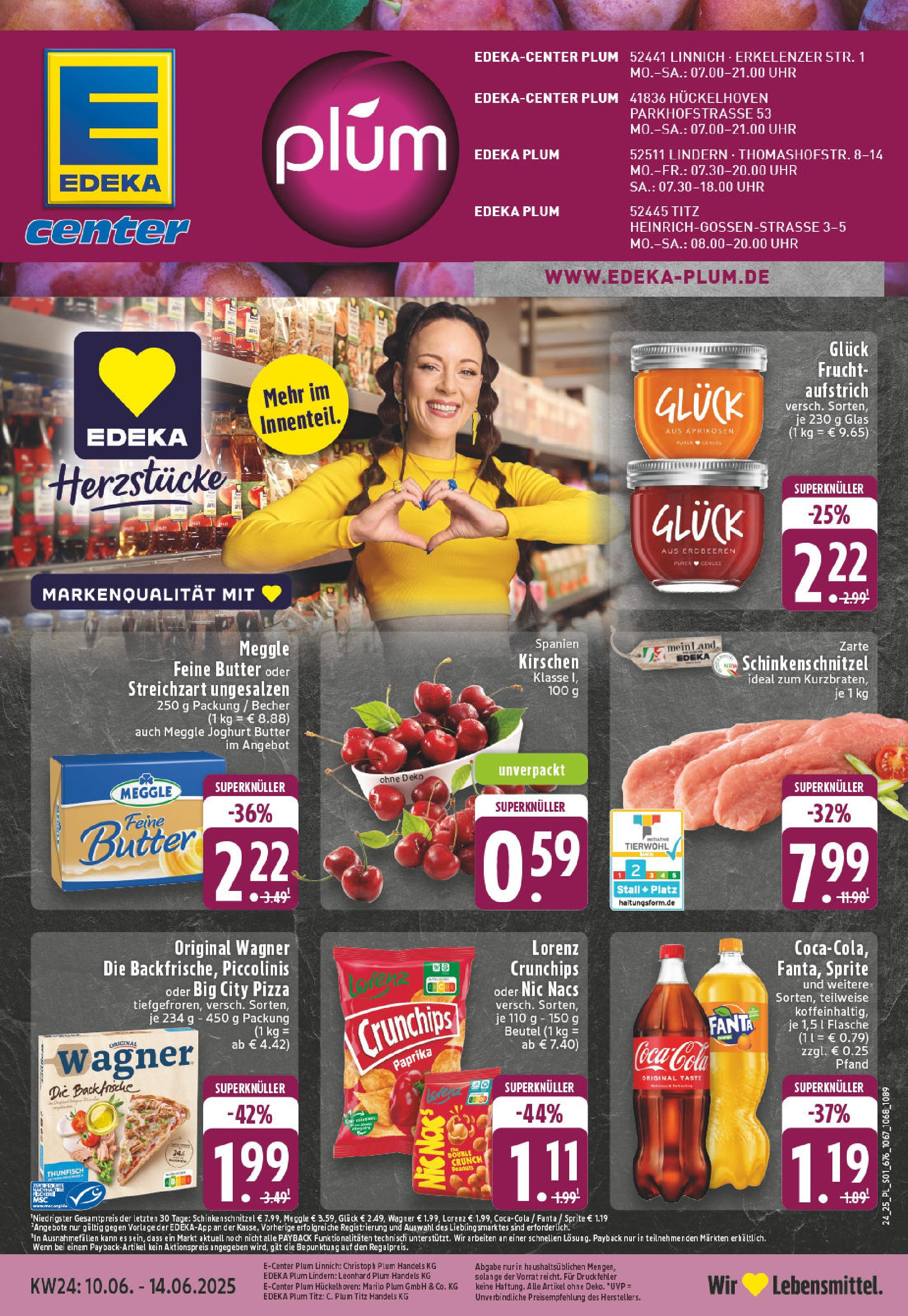 Edeka prospekt Titz	 (ab 08.06.2025) » Angebote Online | Seite: 1 | Produkte: Joghurt, Thunfisch, Lorenz crunchips, Pizza