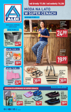 Pogląd gazetki "Hity od Środy i od Soboty" ze sklepu Aldi ważnej od 11.06.2025