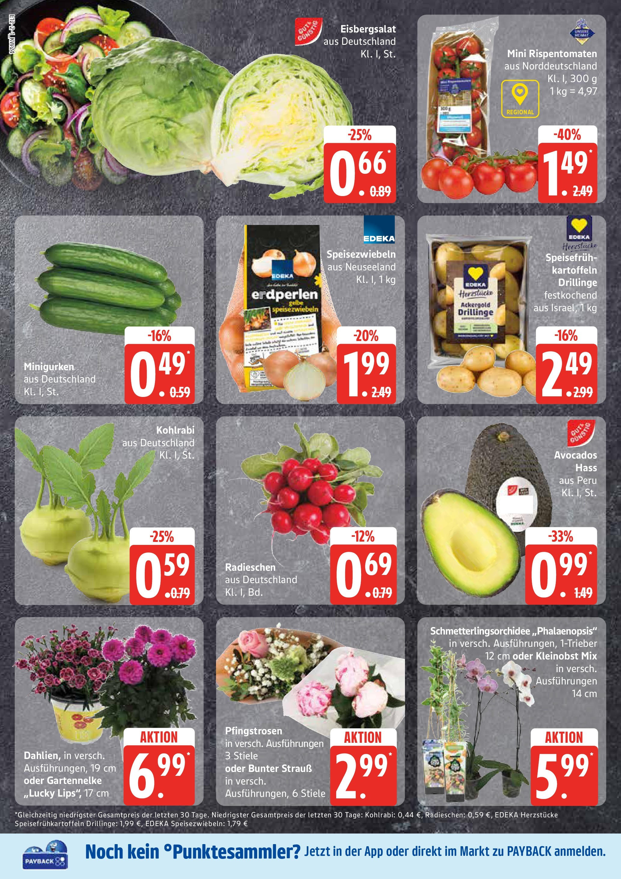 Edeka prospekt Hamburg	 (ab 08.06.2025) » Angebote Online | Seite: 2 | Produkte: Kohlrabi, Eisbergsalat, Kartoffeln