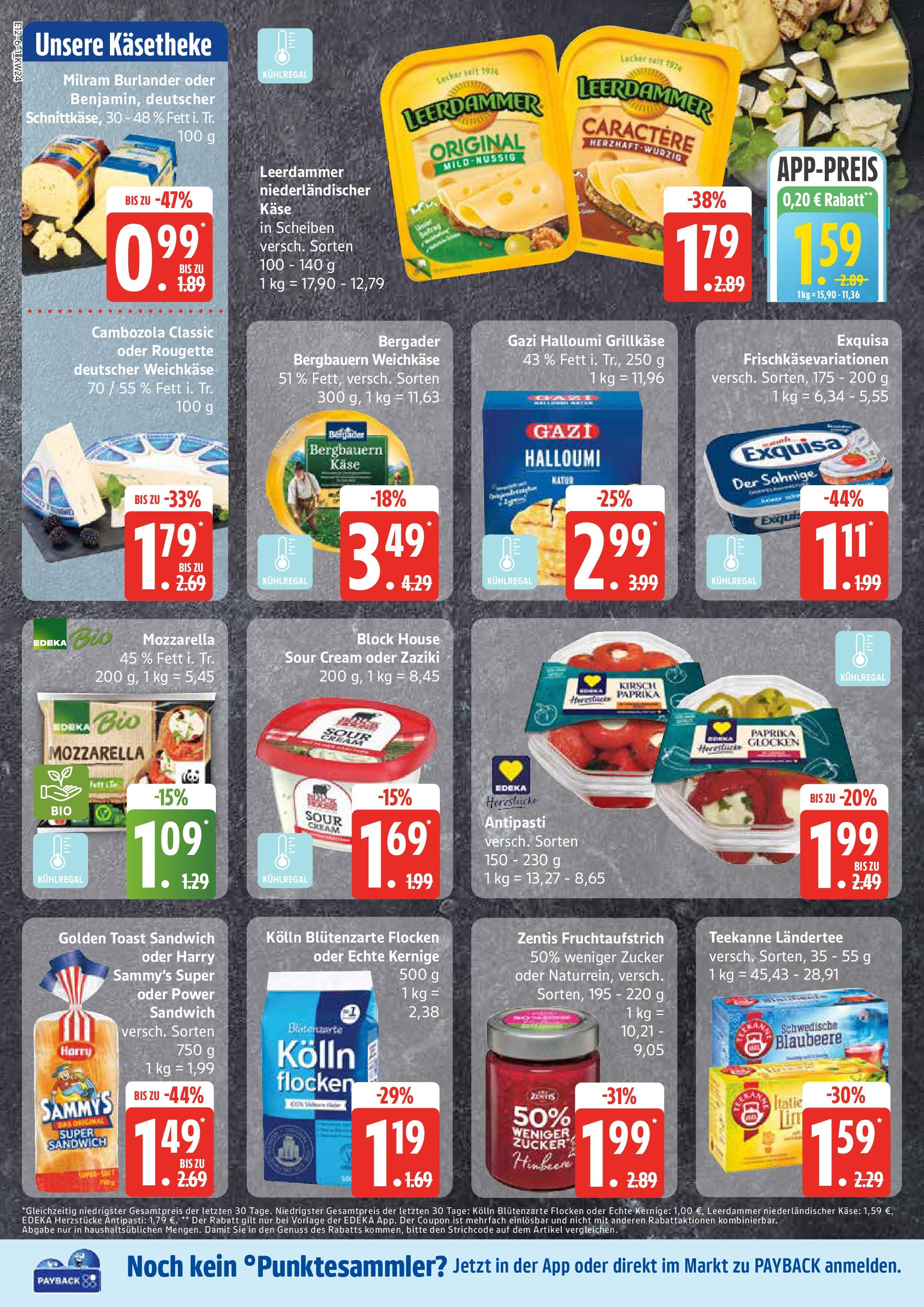 Edeka prospekt Hamburg	 (ab 08.06.2025) » Angebote Online | Seite: 6 | Produkte: Kolln, Toast, Exquisa, Paprika