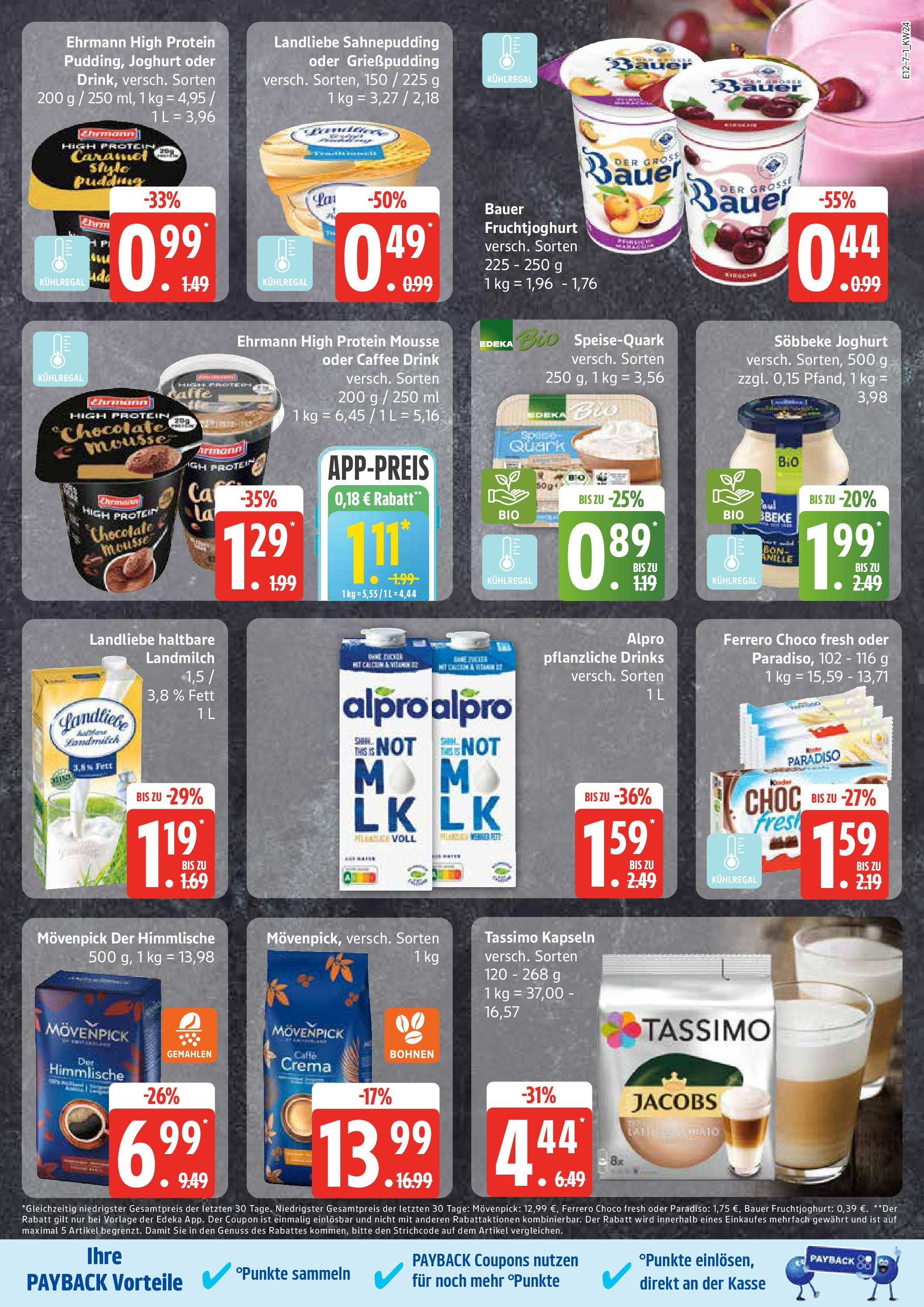 Edeka prospekt Hamburg	 (ab 08.06.2025) » Angebote Online | Seite: 7 | Produkte: Quark, Joghurt, Fruchtjoghurt, Pudding