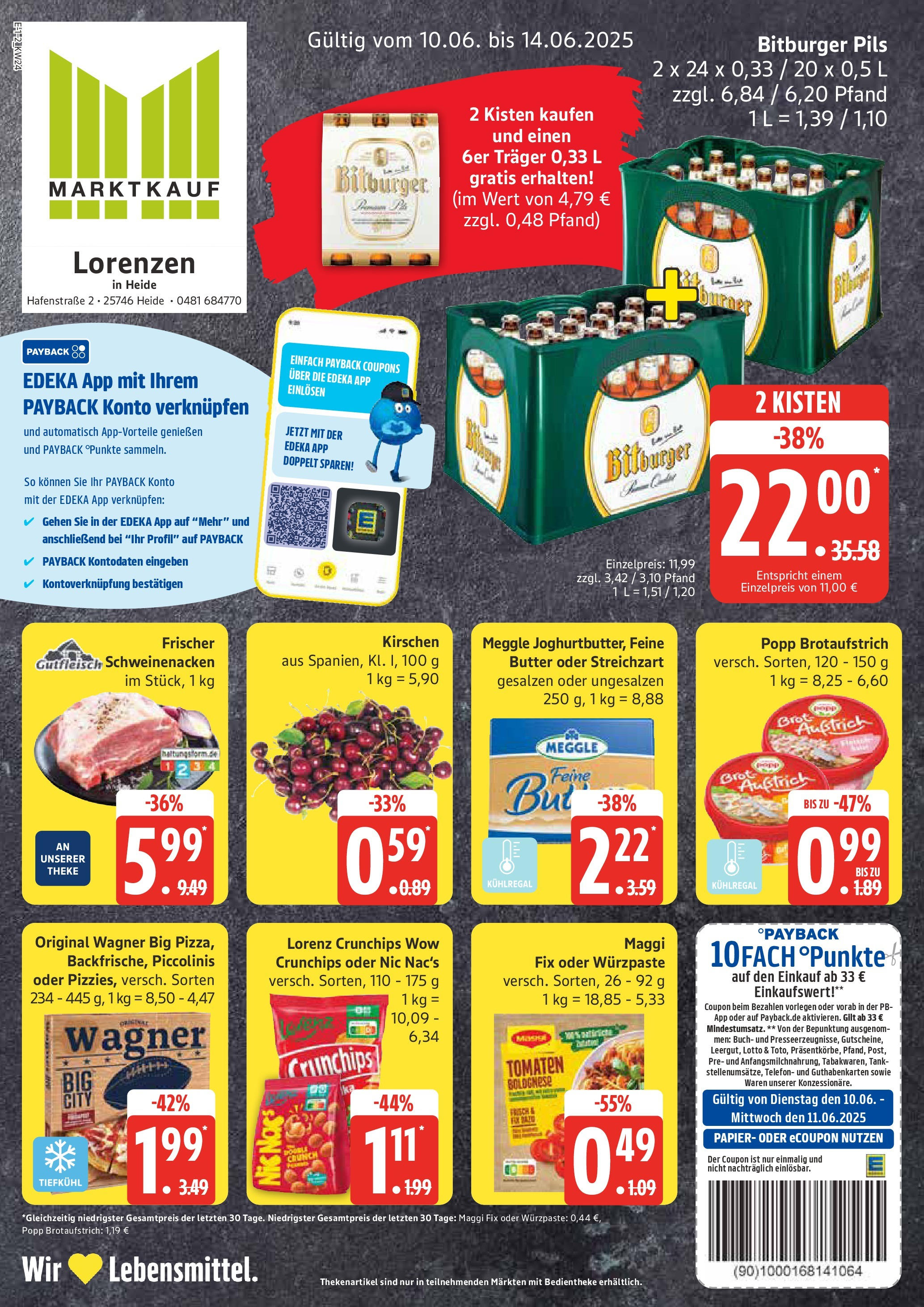 MARKTKAUF Prospekt ab Montag 08.06.2025 > Marktkauf: Wochenangebote Vorschau von dem Prospekt des Geschäftes Marktkauf, gültig ab dem 08.06.2025