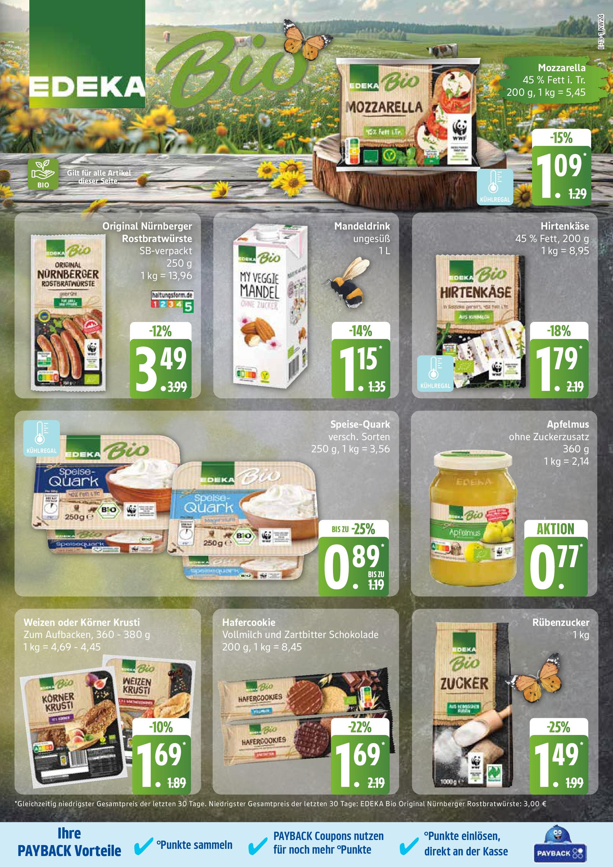 Edeka prospekt Hamburg	 (ab 08.06.2025) » Angebote Online | Seite: 13 | Produkte: Quark, Feta, Mozzarella, Zucker