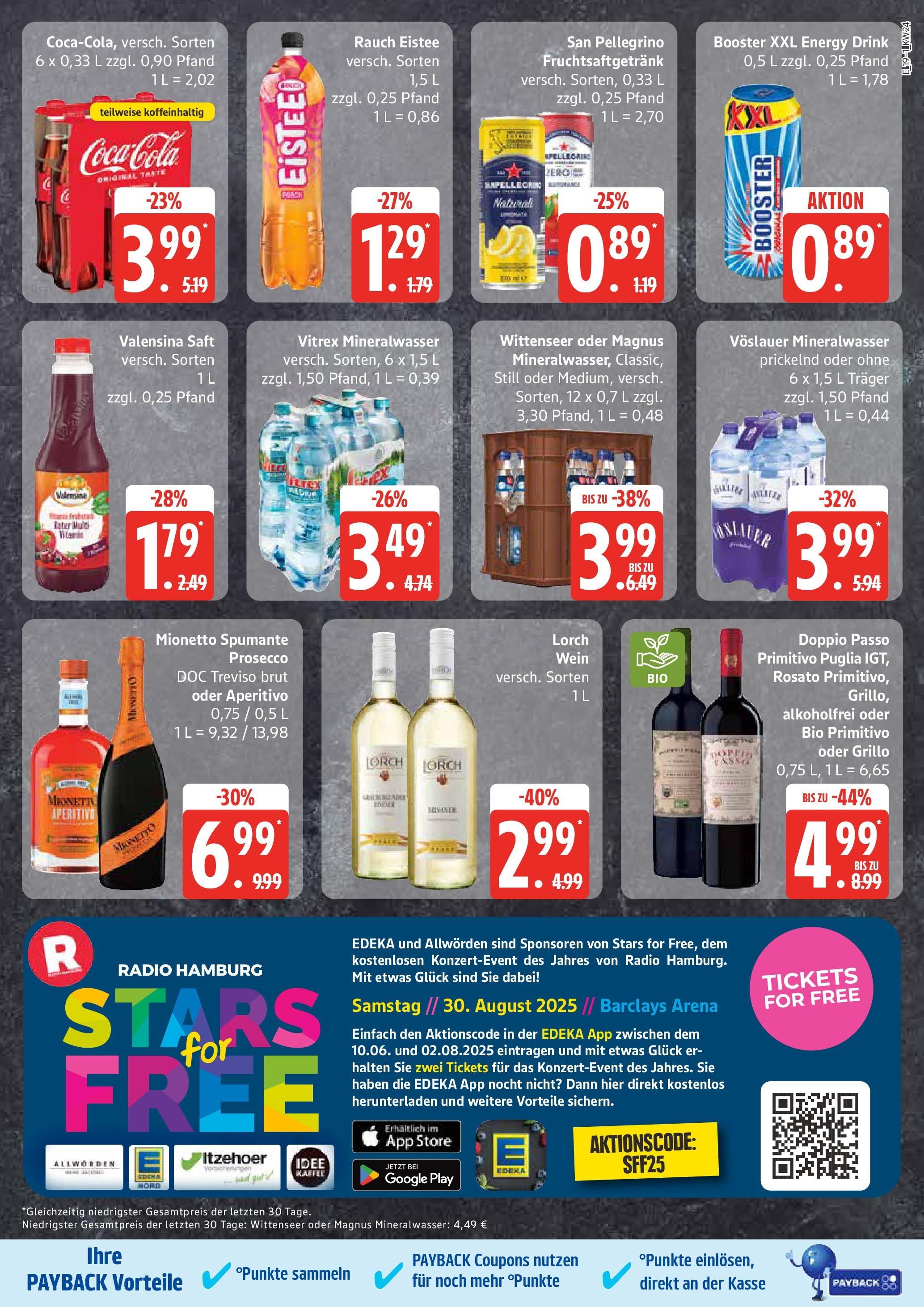 Edeka prospekt Hamburg	 (ab 08.06.2025) » Angebote Online | Seite: 19 | Produkte: Valensina, Prosecco, Doppio Passo, Wein