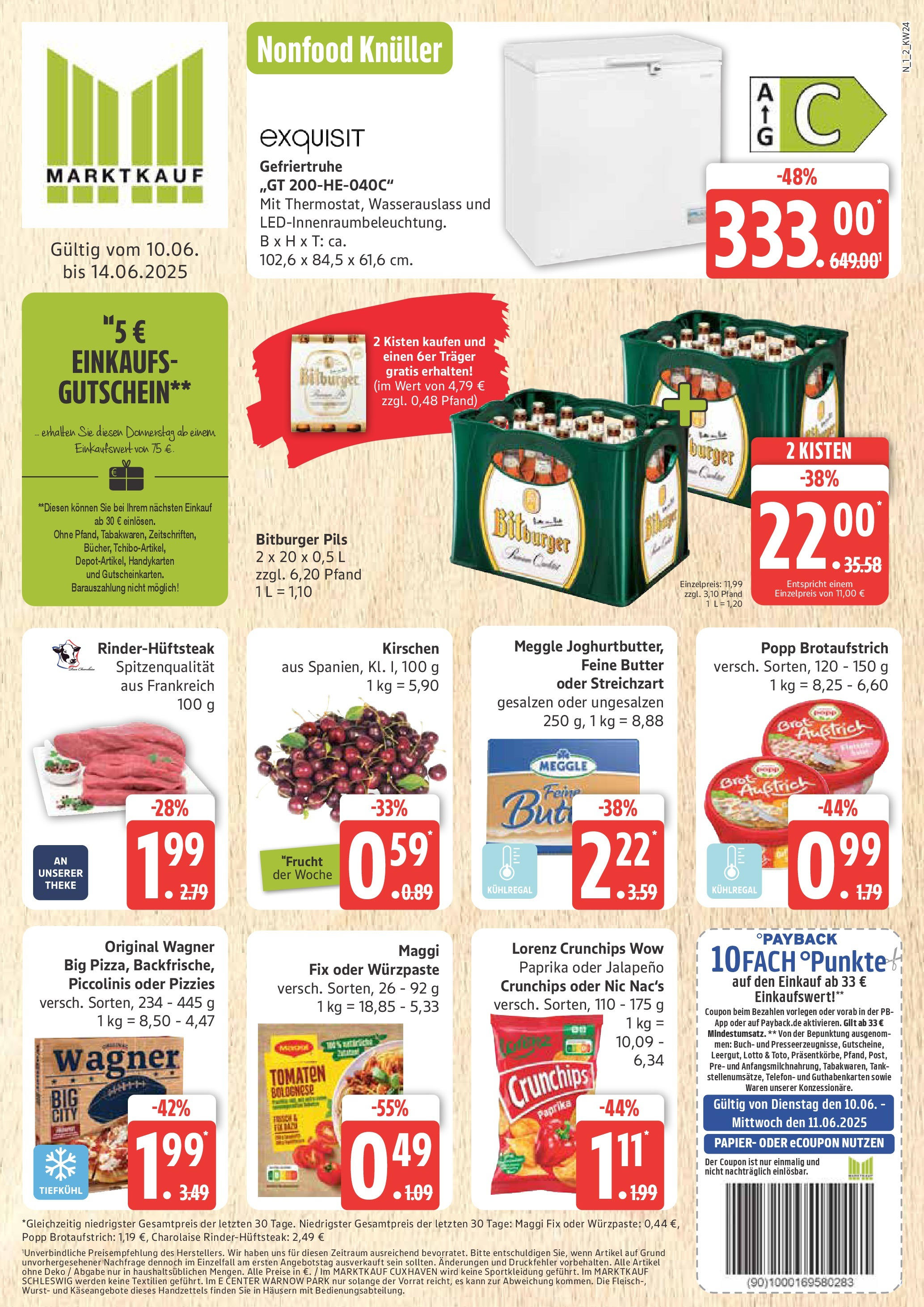 MARKTKAUF Prospekt ab Montag 08.06.2025 > Marktkauf: Wochenangebote Vorschau von dem Prospekt des Geschäftes Marktkauf, gültig ab dem 08.06.2025