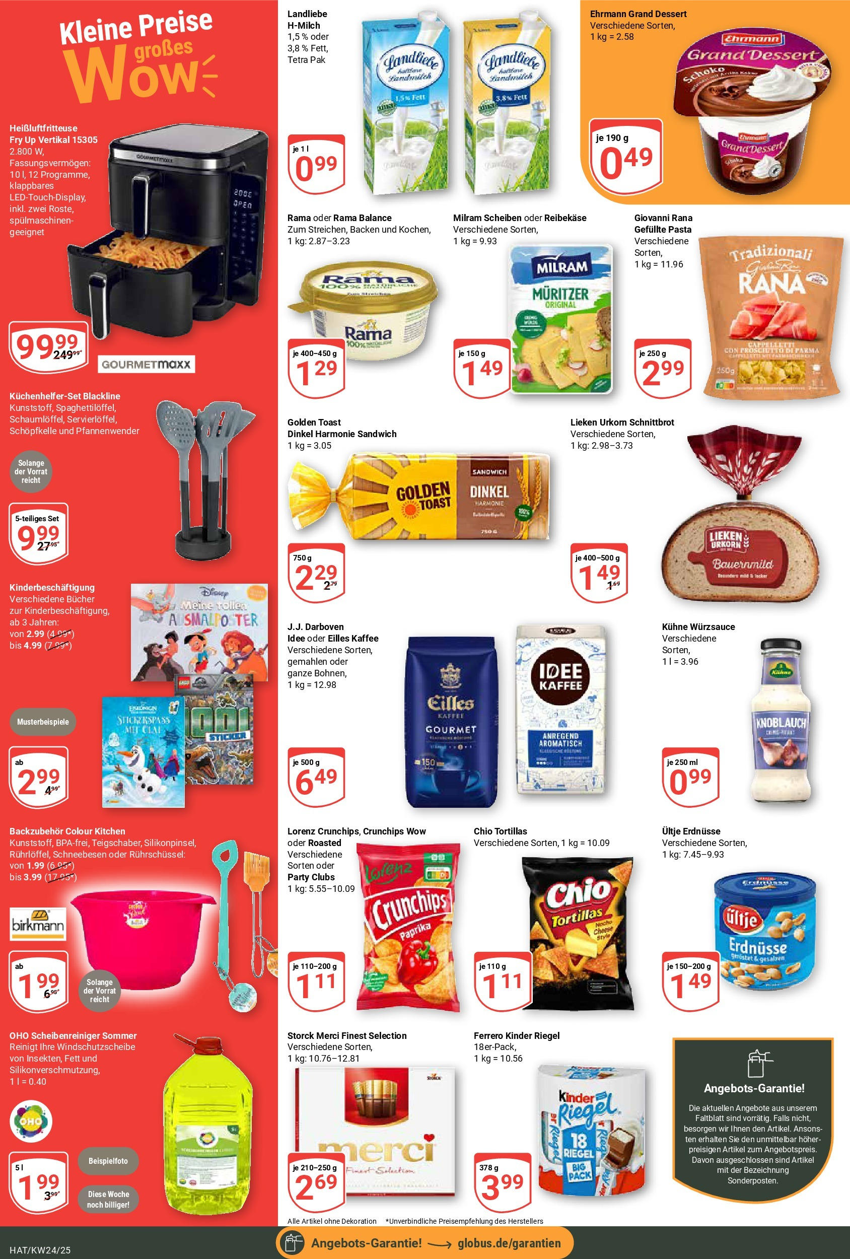 Globus prospekt Hattersheim	 (ab 08.06.2025) » Angebote online | Seite: 4 | Produkte: Erdnüsse, Ehrmann grand dessert, Paprika, Reibekase