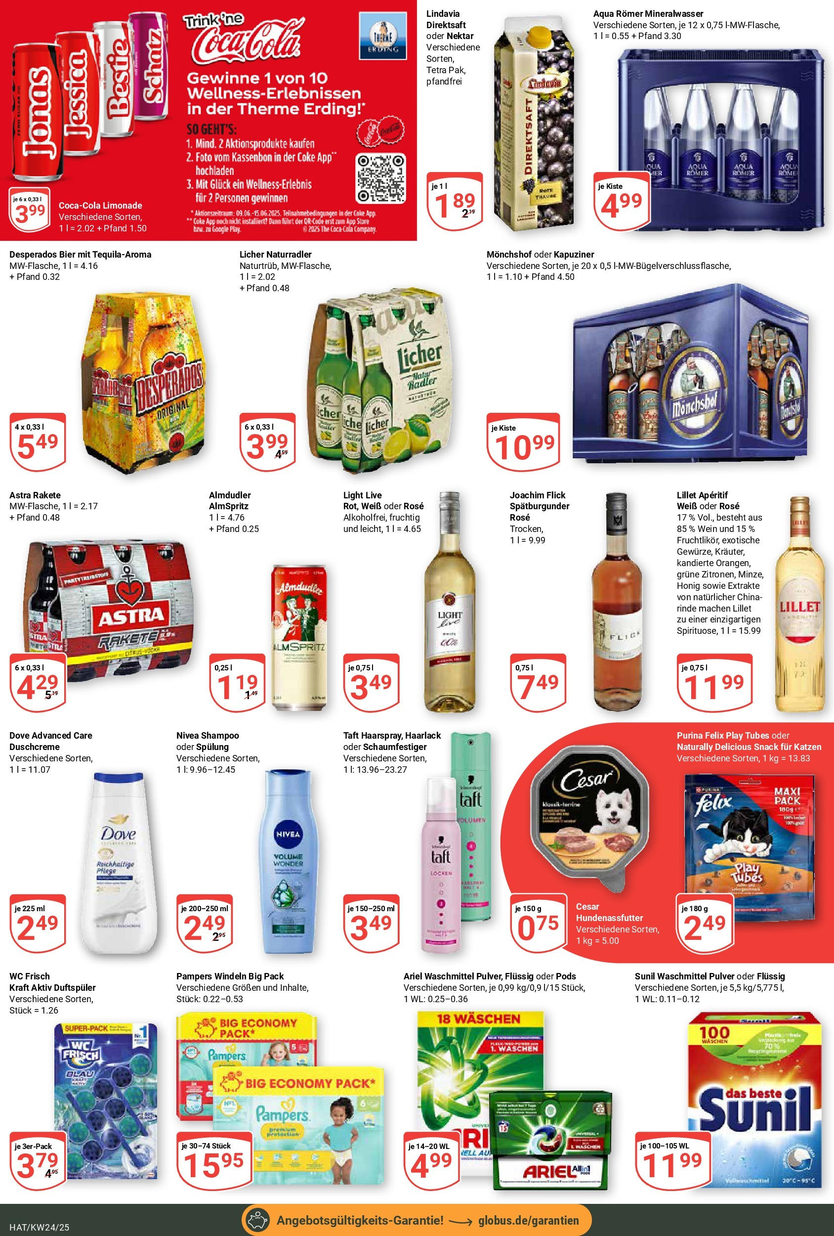 Globus prospekt Hattersheim	 (ab 08.06.2025) » Angebote online | Seite: 5 | Produkte: Astra rakete, Radler, Wc frisch, Desperados