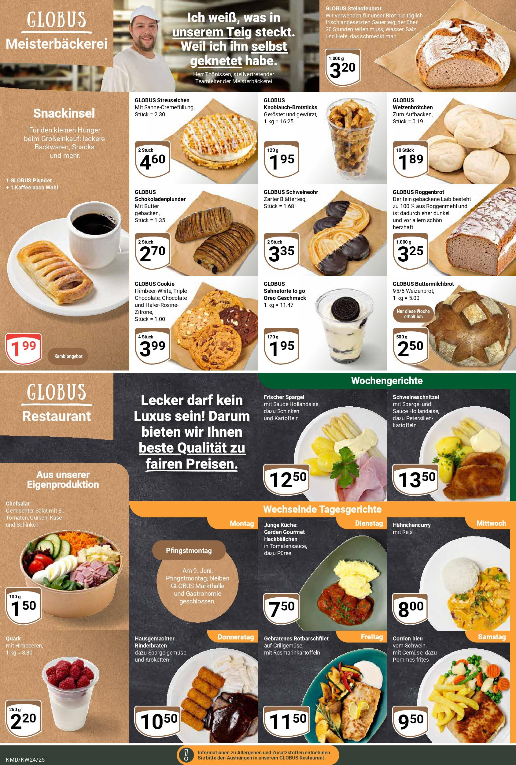 Globus - Globus: Wochenangebote (ab 08.06.2025) » Angebote online | Seite: 8 | Produkte: Butter, Käse, Pommes, Salz