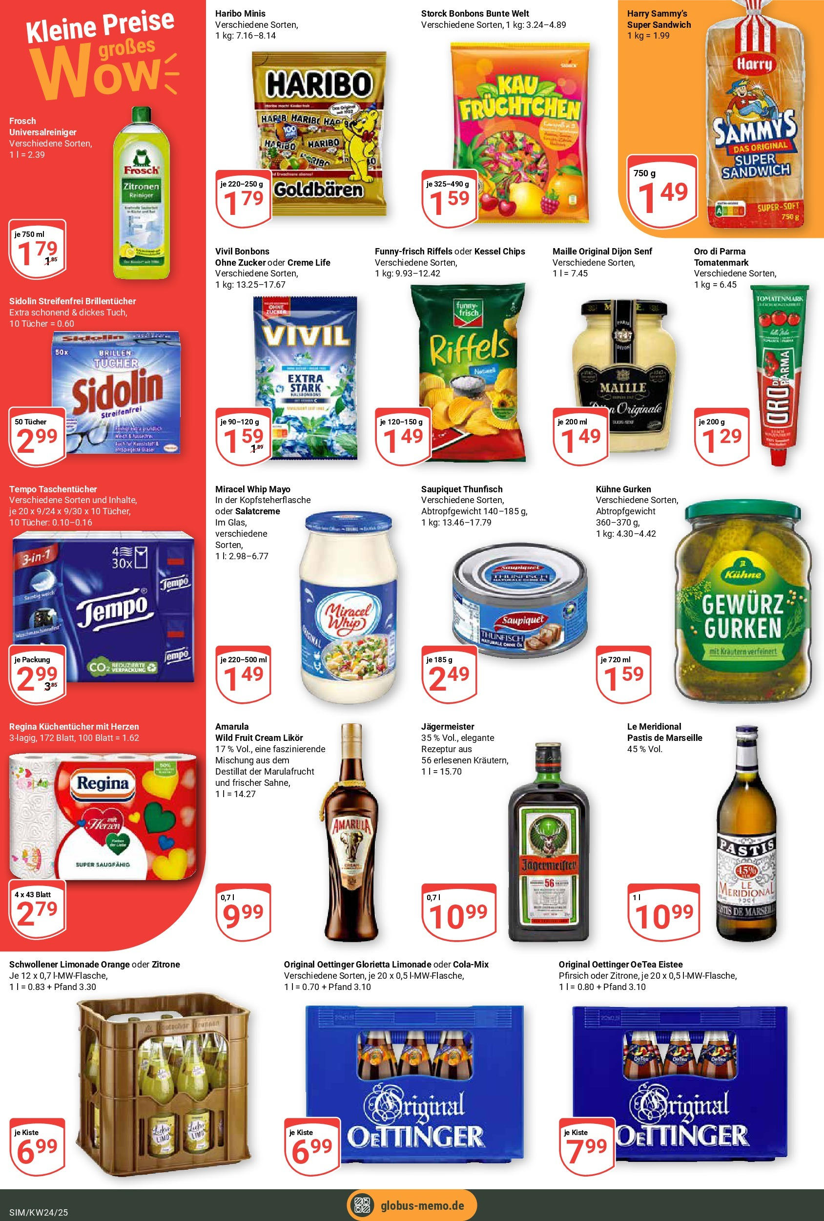 Globus prospekt Simmern	 (ab 08.06.2025) » Angebote online | Seite: 6 | Produkte: Haribo, Jägermeister, Chips, Zitronen