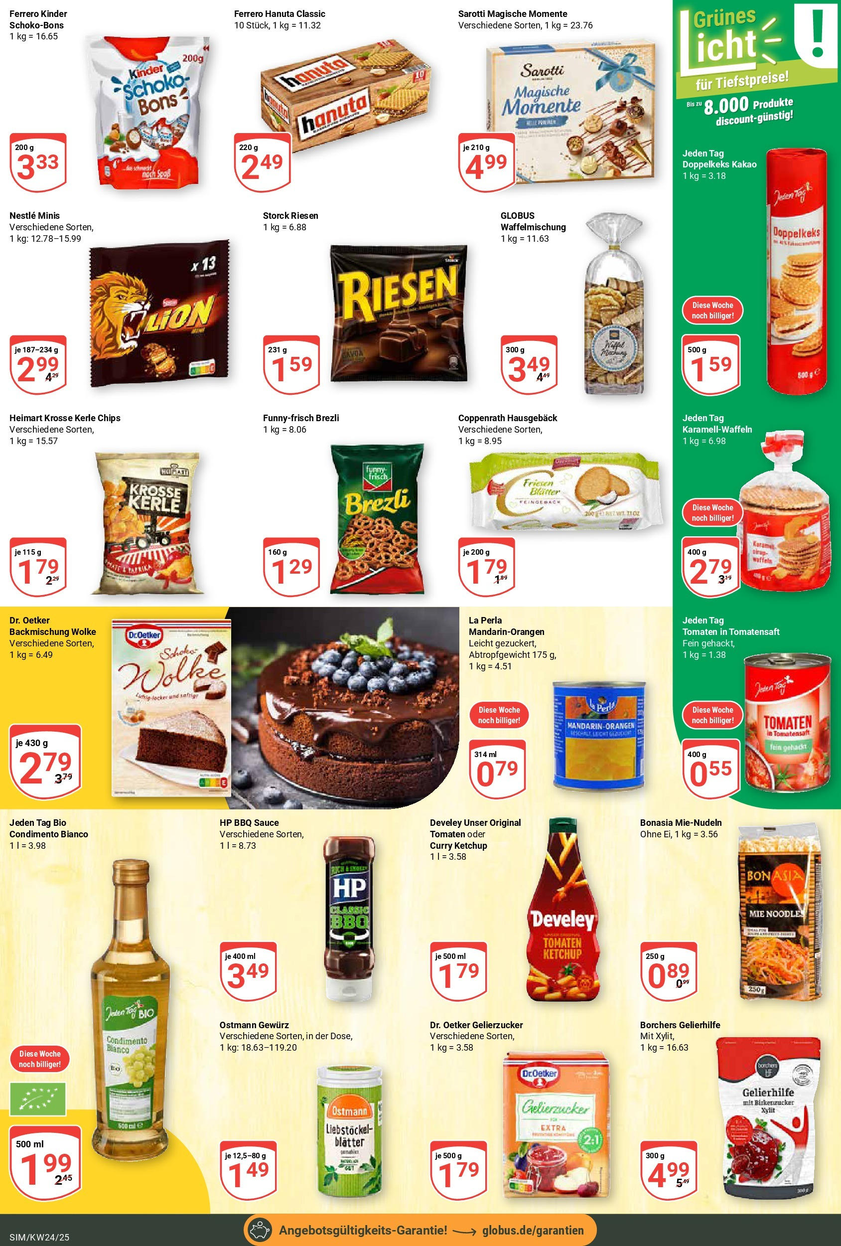 Globus prospekt Simmern	 (ab 08.06.2025) » Angebote online | Seite: 14 | Produkte: HP, Gelierzucker, Paprika, Ketchup