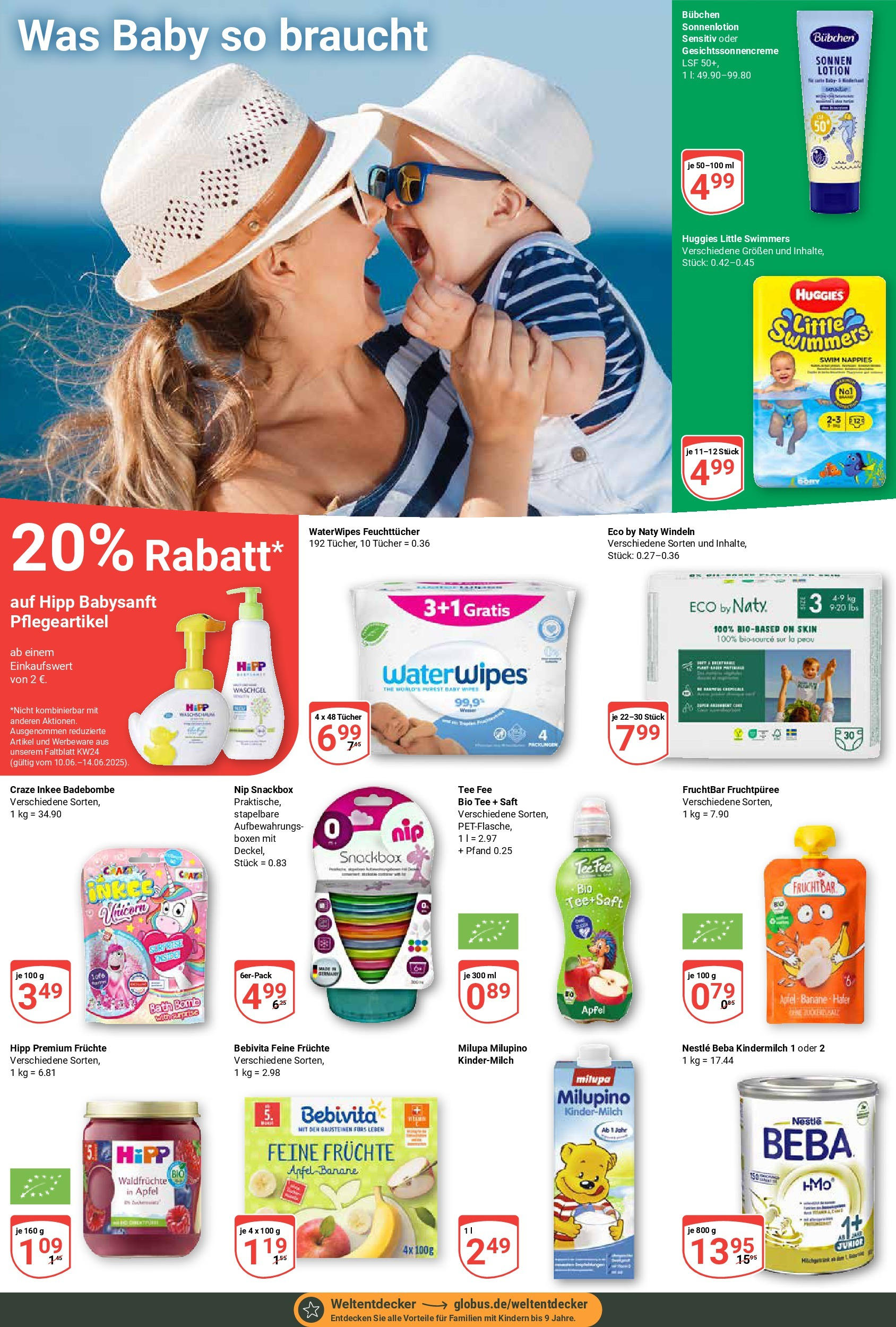 Globus prospekt Zell/mosel	 (ab 08.06.2025) » Angebote online | Seite: 18 | Produkte: Äpfel, Sonnenlotion, Saft, Tee
