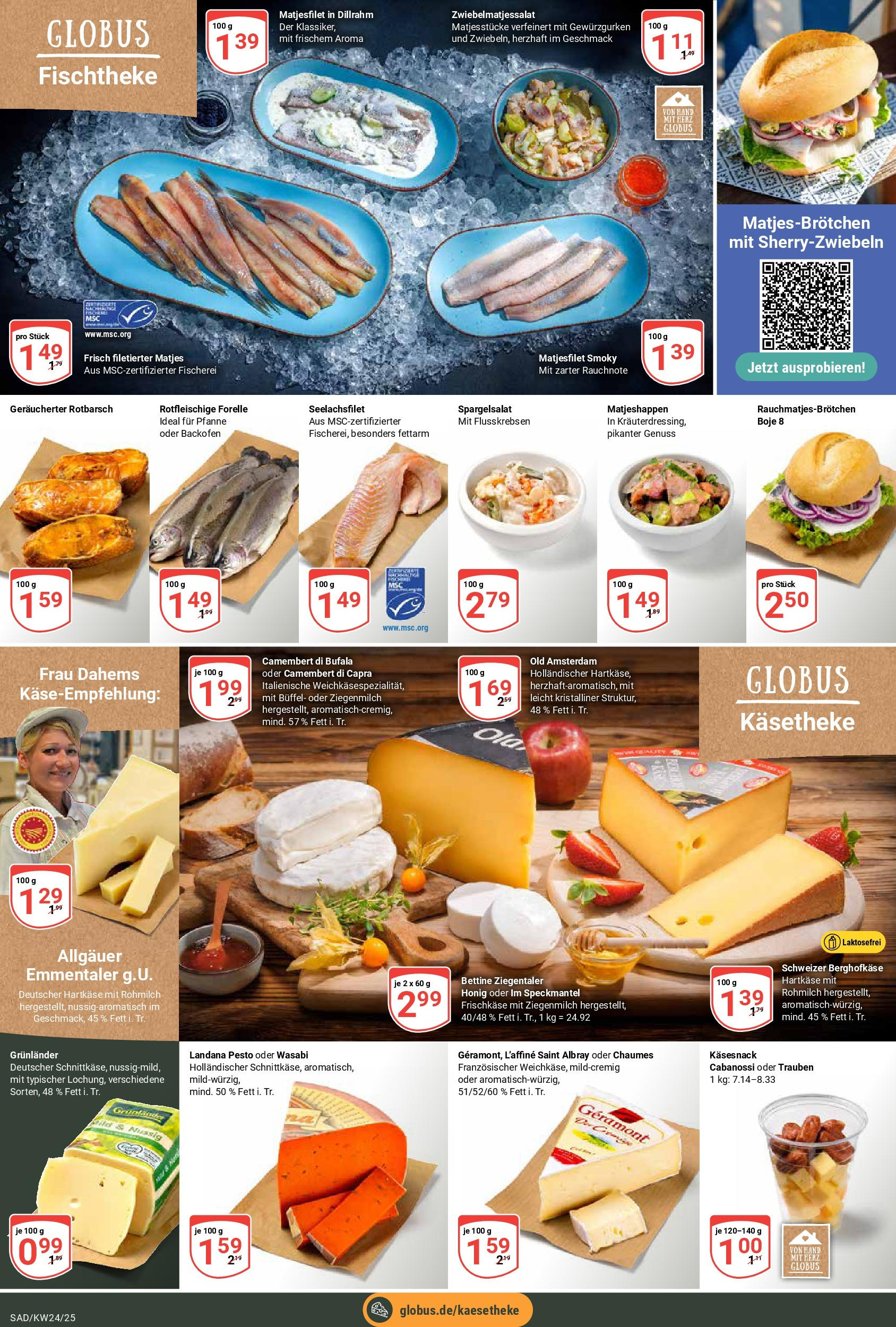 Globus prospekt Schwandorf	 (ab 08.06.2025) » Angebote online | Seite: 9 | Produkte: Trauben, Grunlander, Backofen, Frischkase