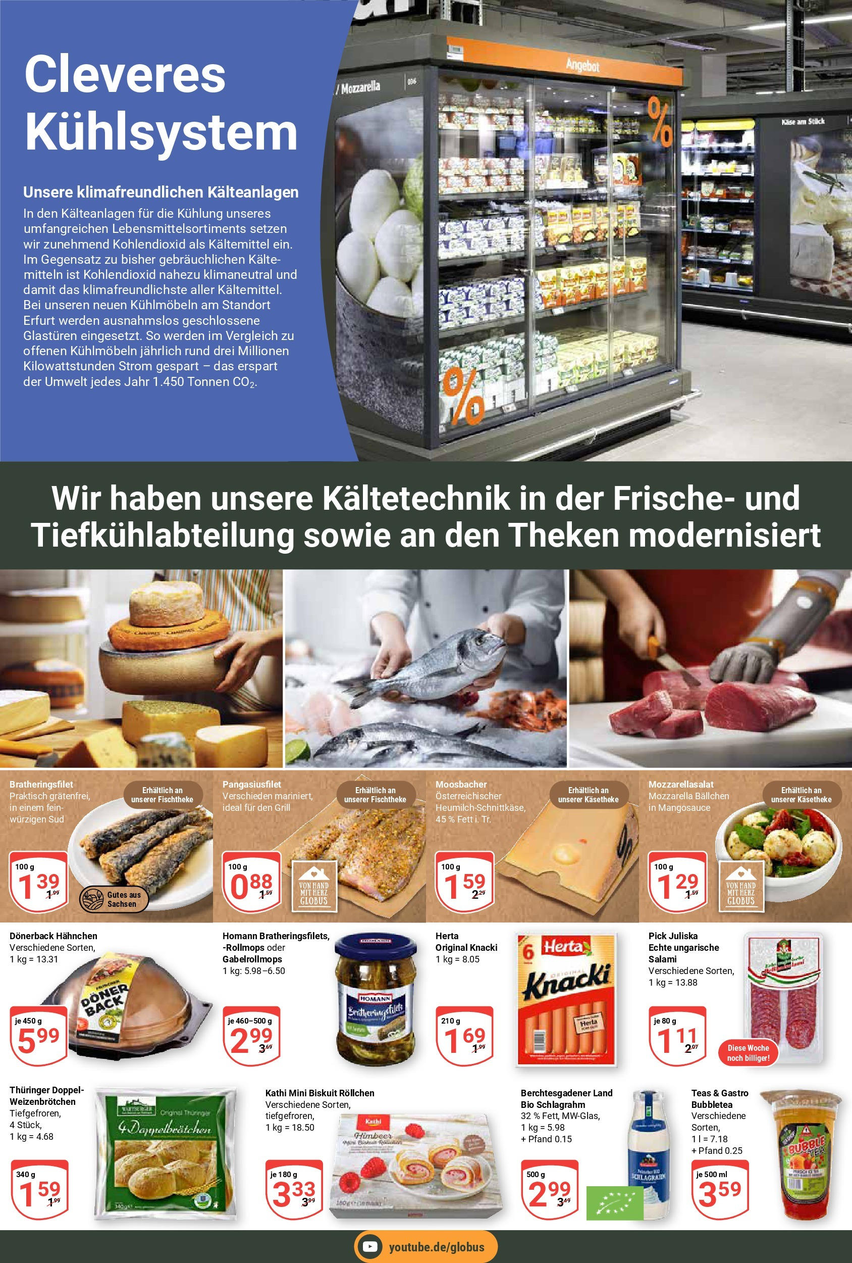 Globus prospekt Erfurt-Linderbach	 (ab 08.06.2025) » Angebote online | Seite: 10 | Produkte: Grill, Hahnchen, Käse, Mozzarella