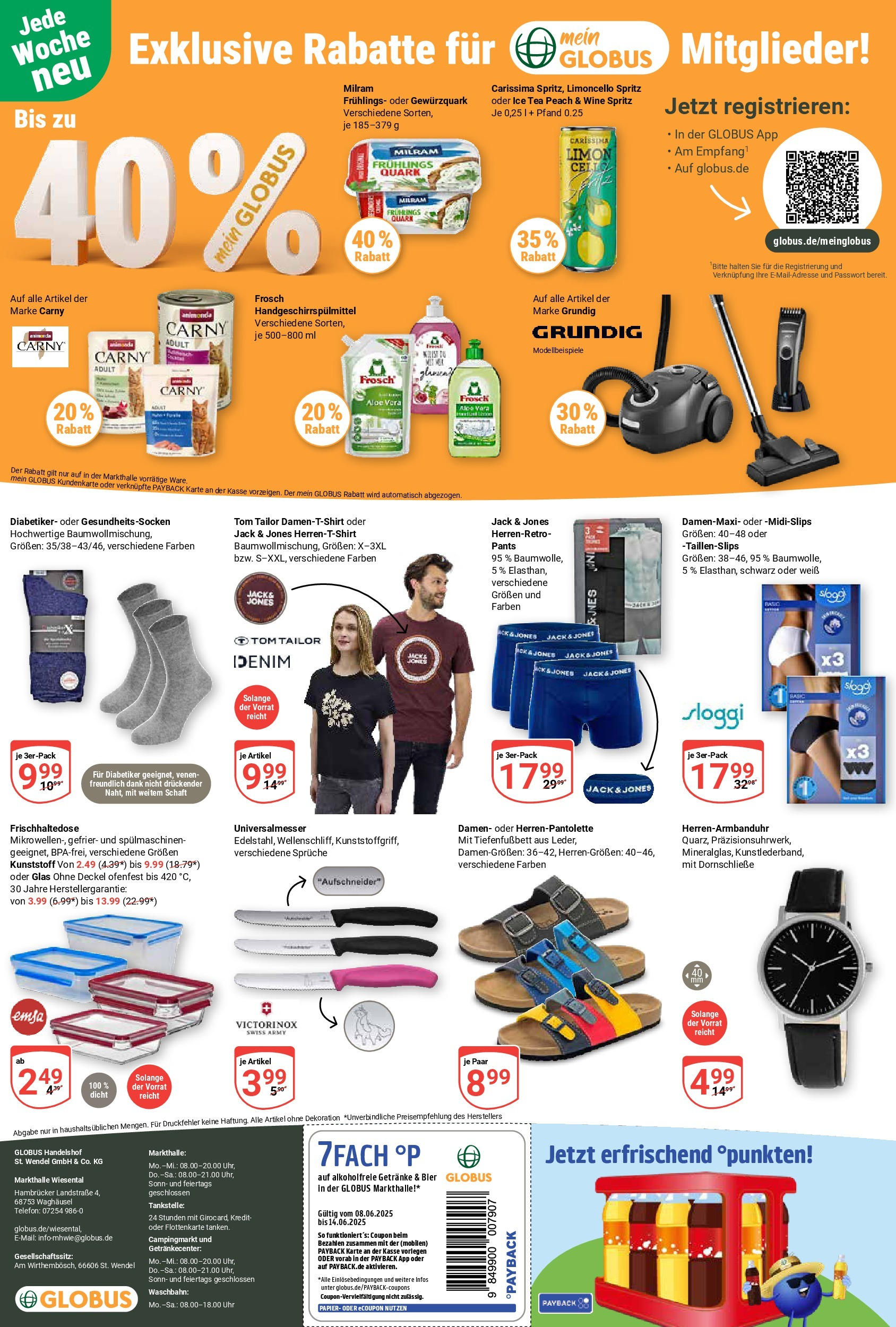 Globus prospekt Waghäusel	 (ab 08.06.2025) » Angebote online | Seite: 23