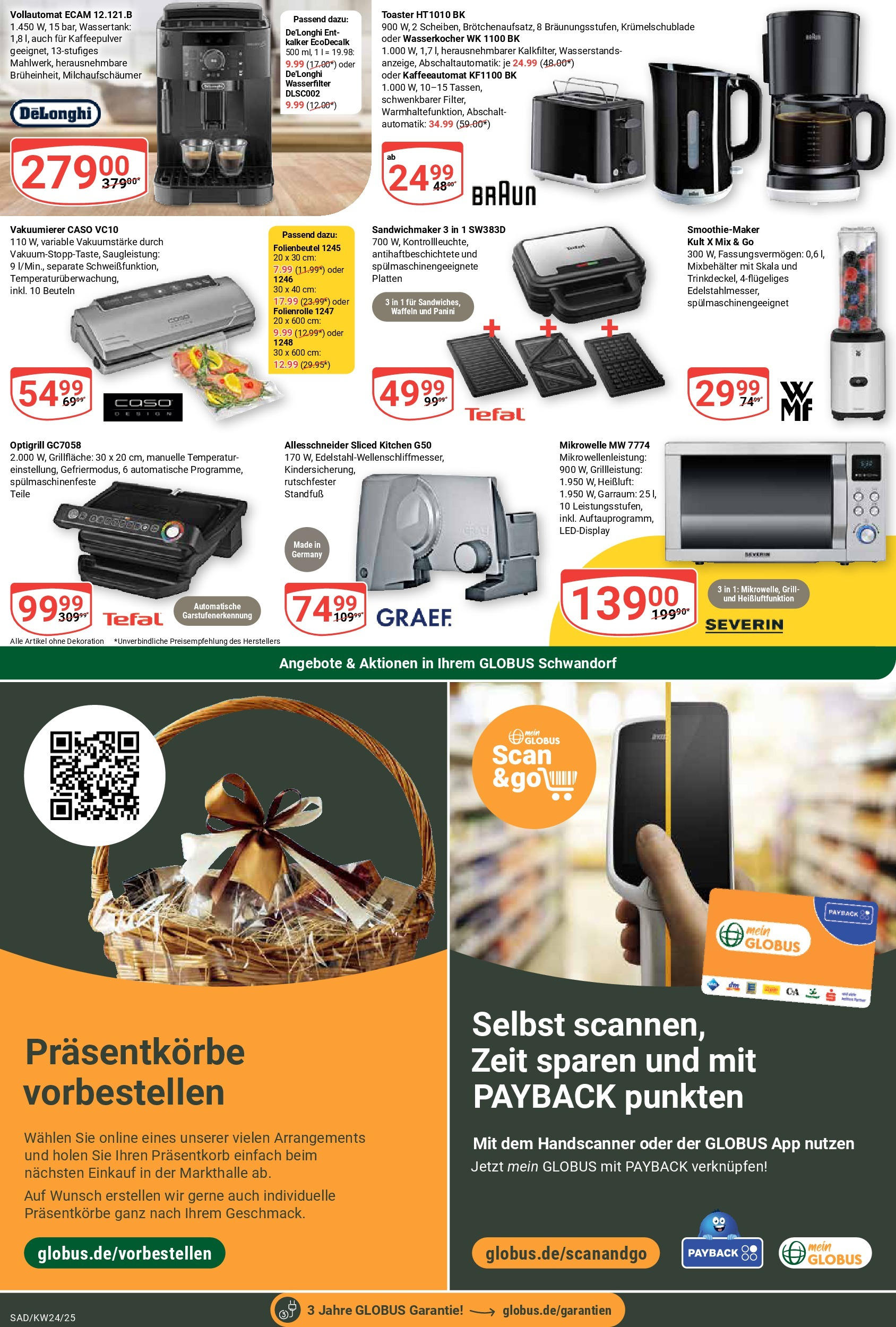 Globus prospekt Schwandorf	 (ab 08.06.2025) » Angebote online | Seite: 21 | Produkte: Grill, Wasserkocher, Sandwichmaker, Waffeln