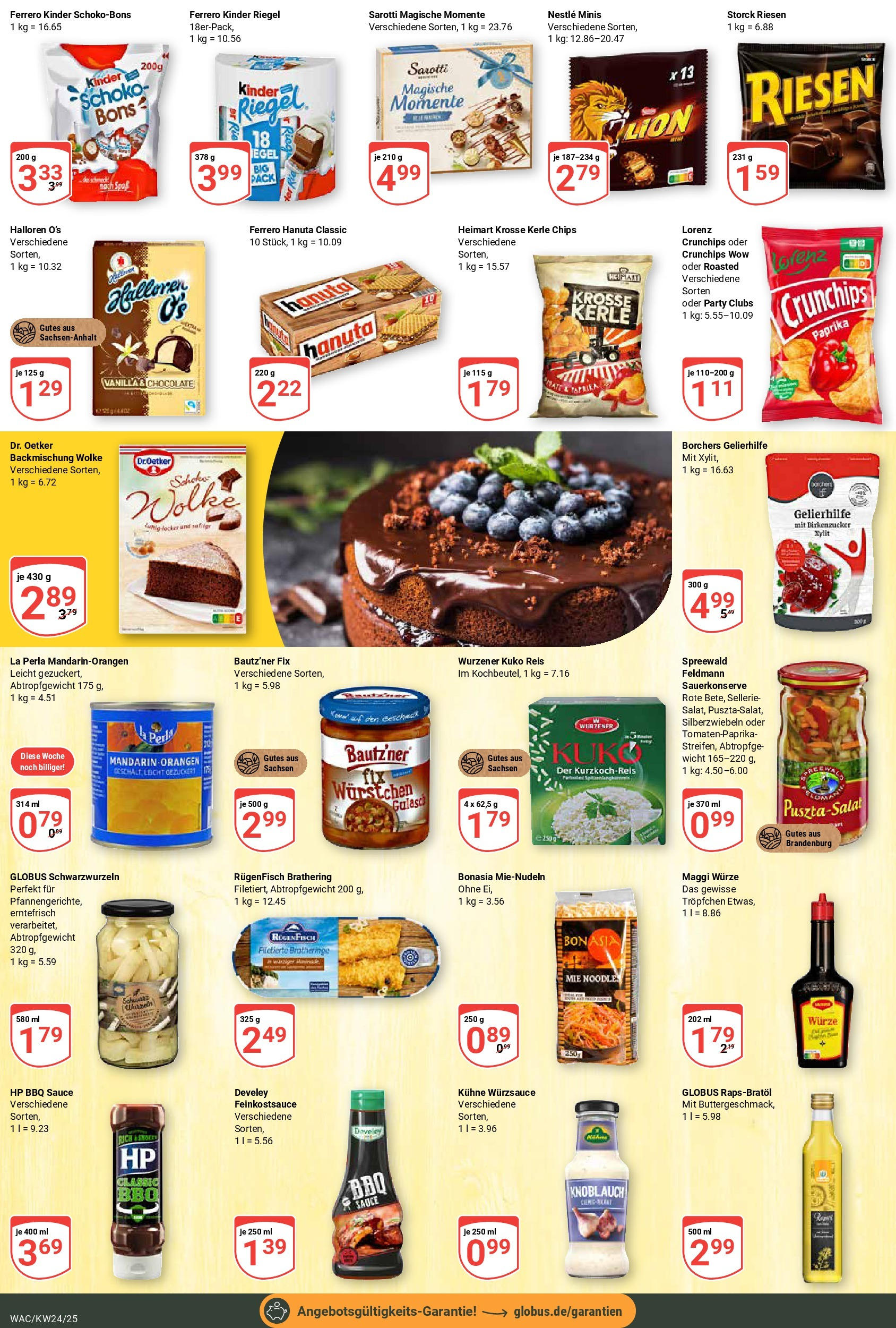 Globus prospekt Markkleeberg	 (ab 08.06.2025) » Angebote online | Seite: 13 | Produkte: Maggi, Gulasch, Reis, Chips