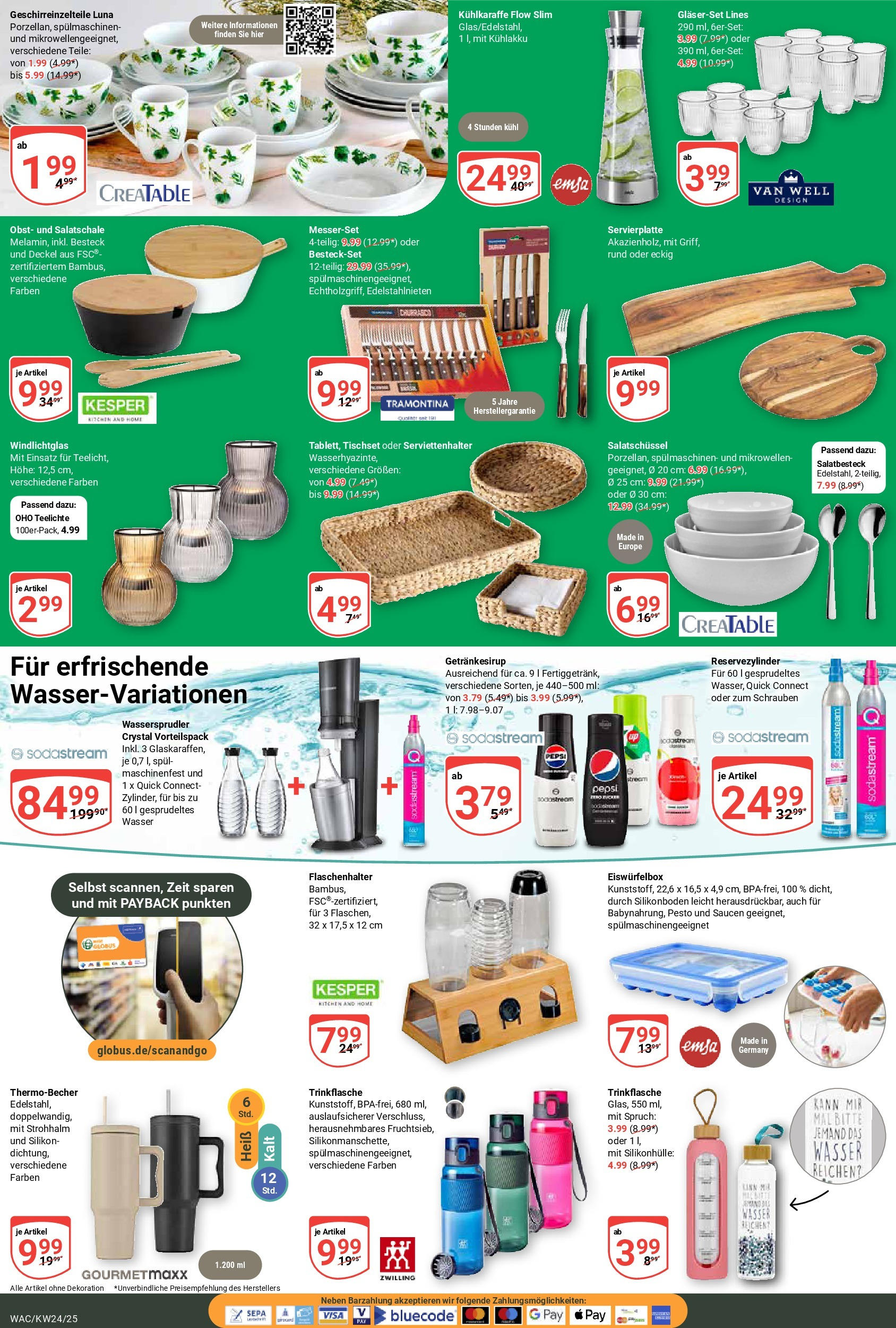Globus prospekt Markkleeberg	 (ab 08.06.2025) » Angebote online | Seite: 21 | Produkte: Wasser, Obst, Pepsi, Sodastream