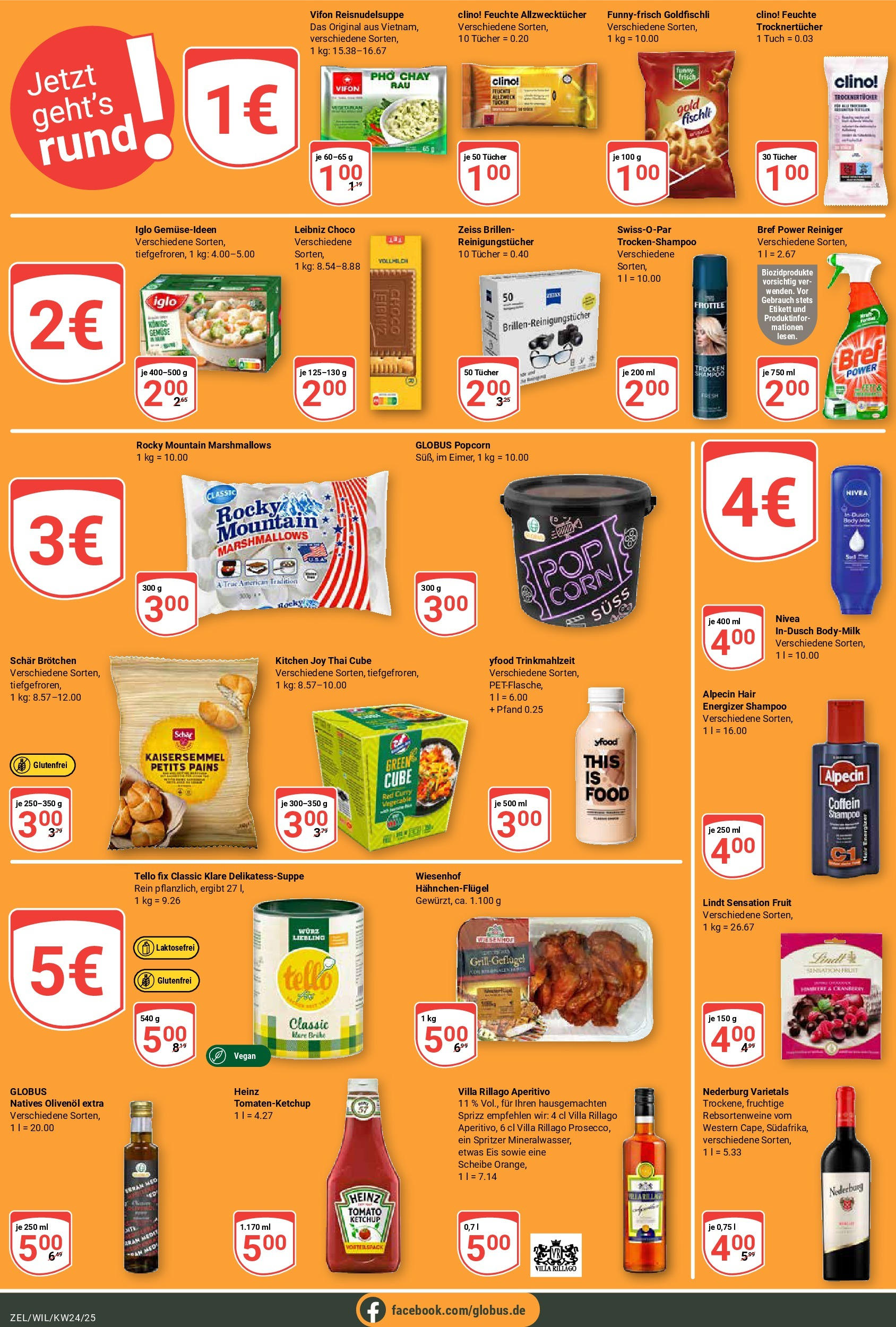 Globus prospekt Zell/mosel	 (ab 08.06.2025) » Angebote online | Seite: 2 | Produkte: Iglo, Olivenol, Shampoo, YFood