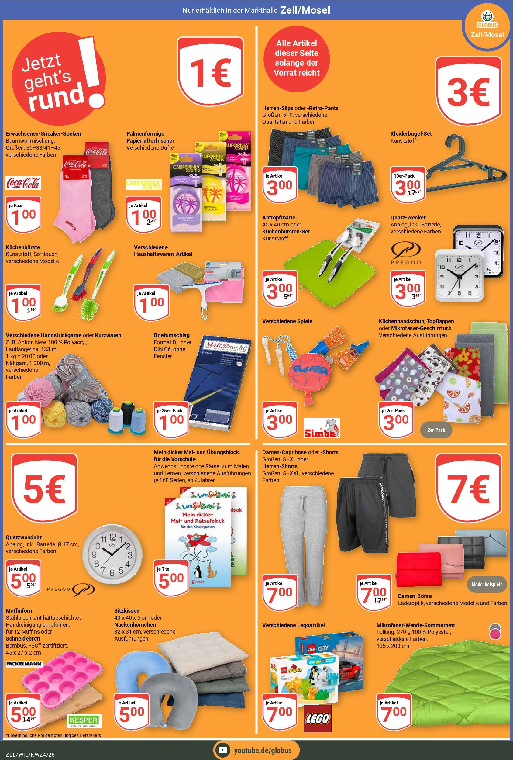 Globus prospekt Zell/mosel	 (ab 08.06.2025) » Angebote online | Seite: 3 | Produkte: Coca cola, Cola