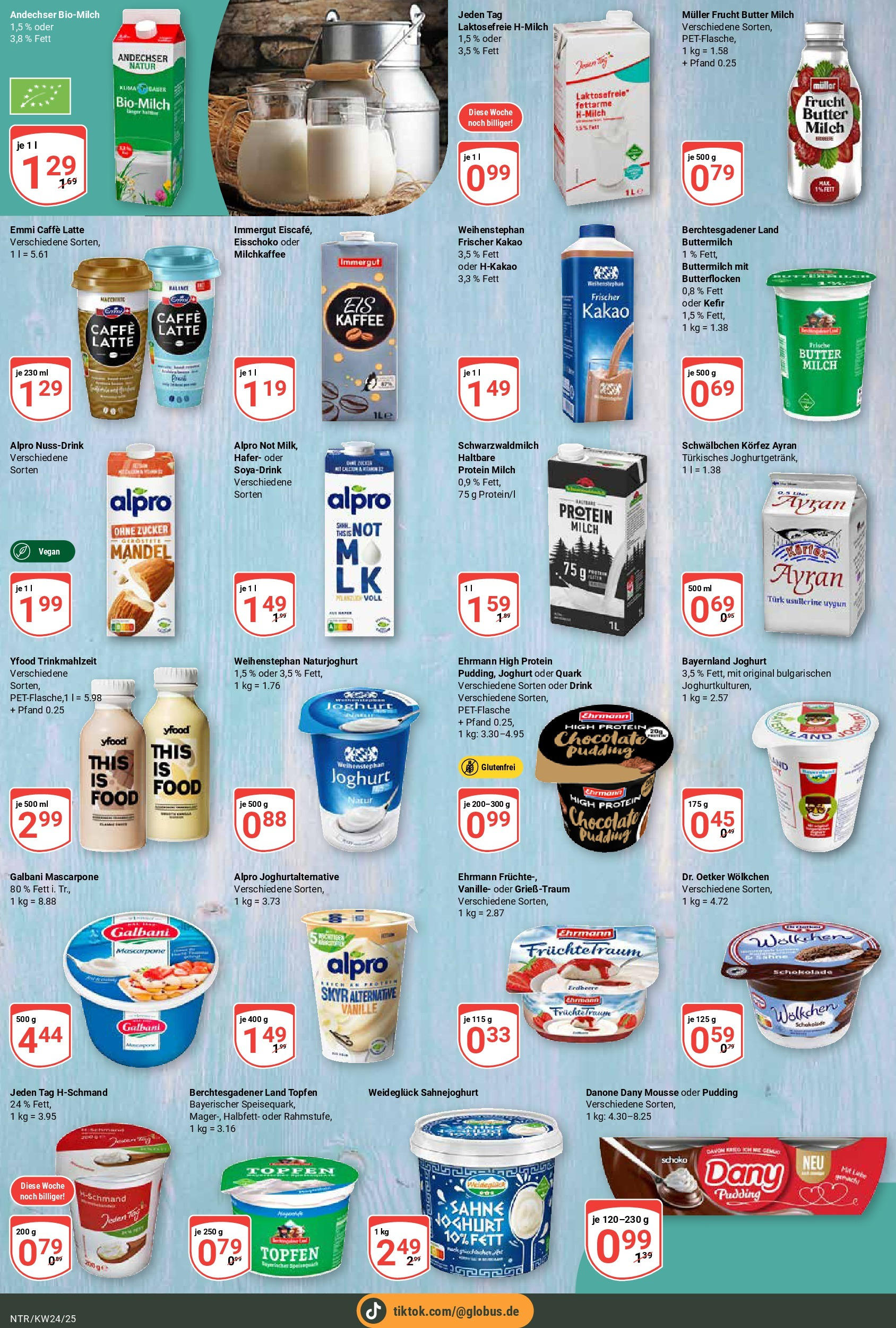 Globus prospekt Neutraubling	 (ab 08.06.2025) » Angebote online | Seite: 11 | Produkte: Mascarpone, Joghurt, Alpro, Zucker