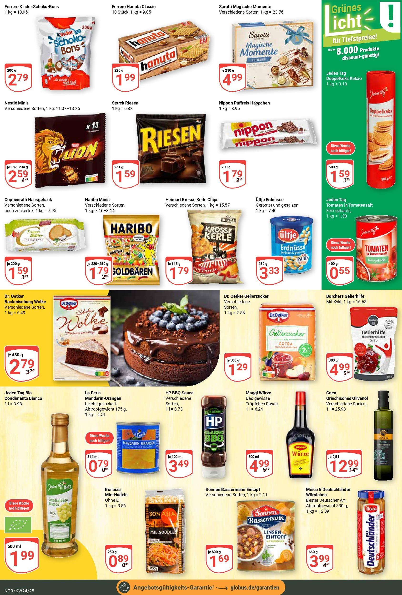 Globus prospekt Neutraubling	 (ab 08.06.2025) » Angebote online | Seite: 14 | Produkte: HP, Gelierzucker, Ultje erdnusse, Chips