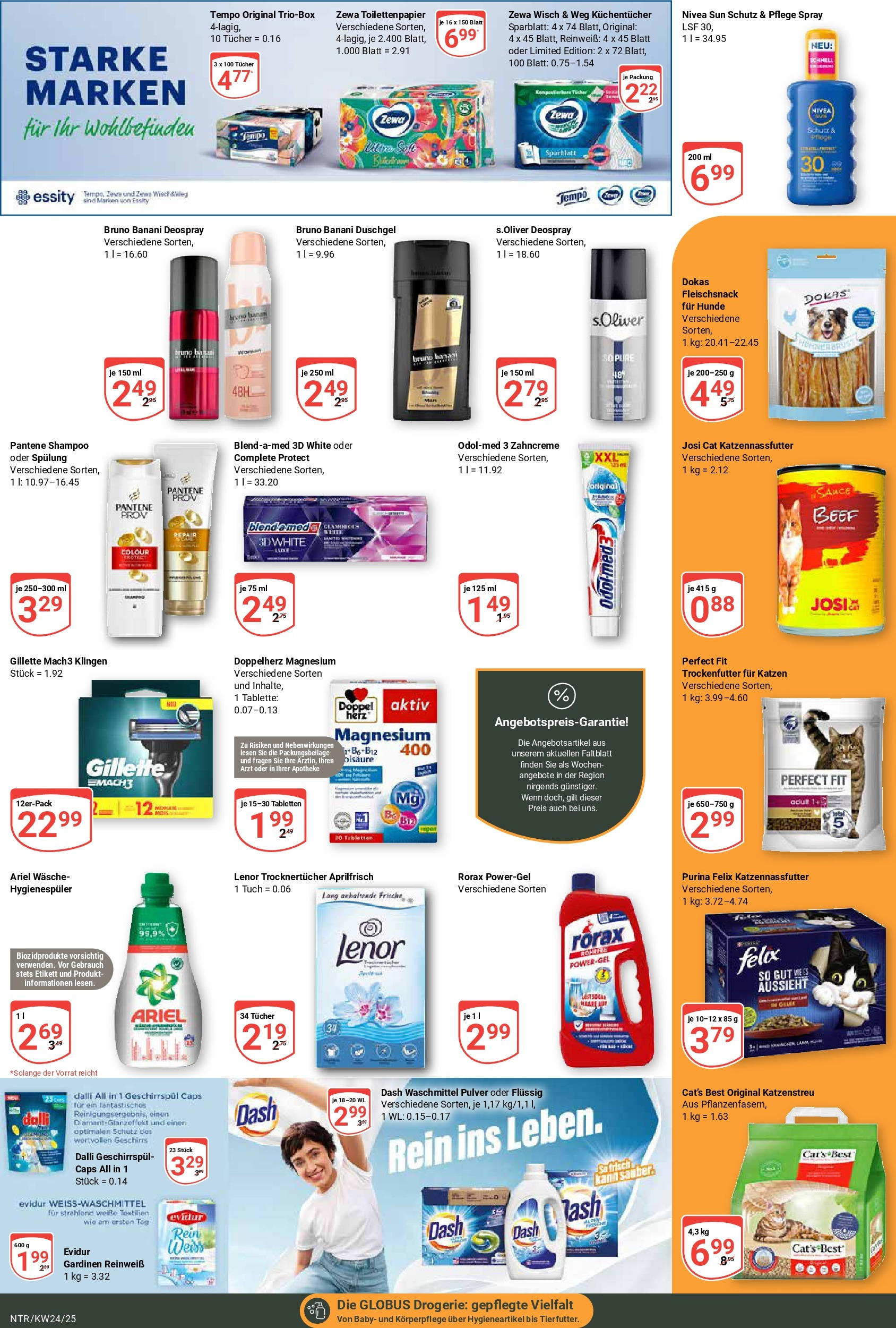 Globus prospekt Neutraubling	 (ab 08.06.2025) » Angebote online | Seite: 17 | Produkte: Spülung, Tempo, Shower Gel, Deospray