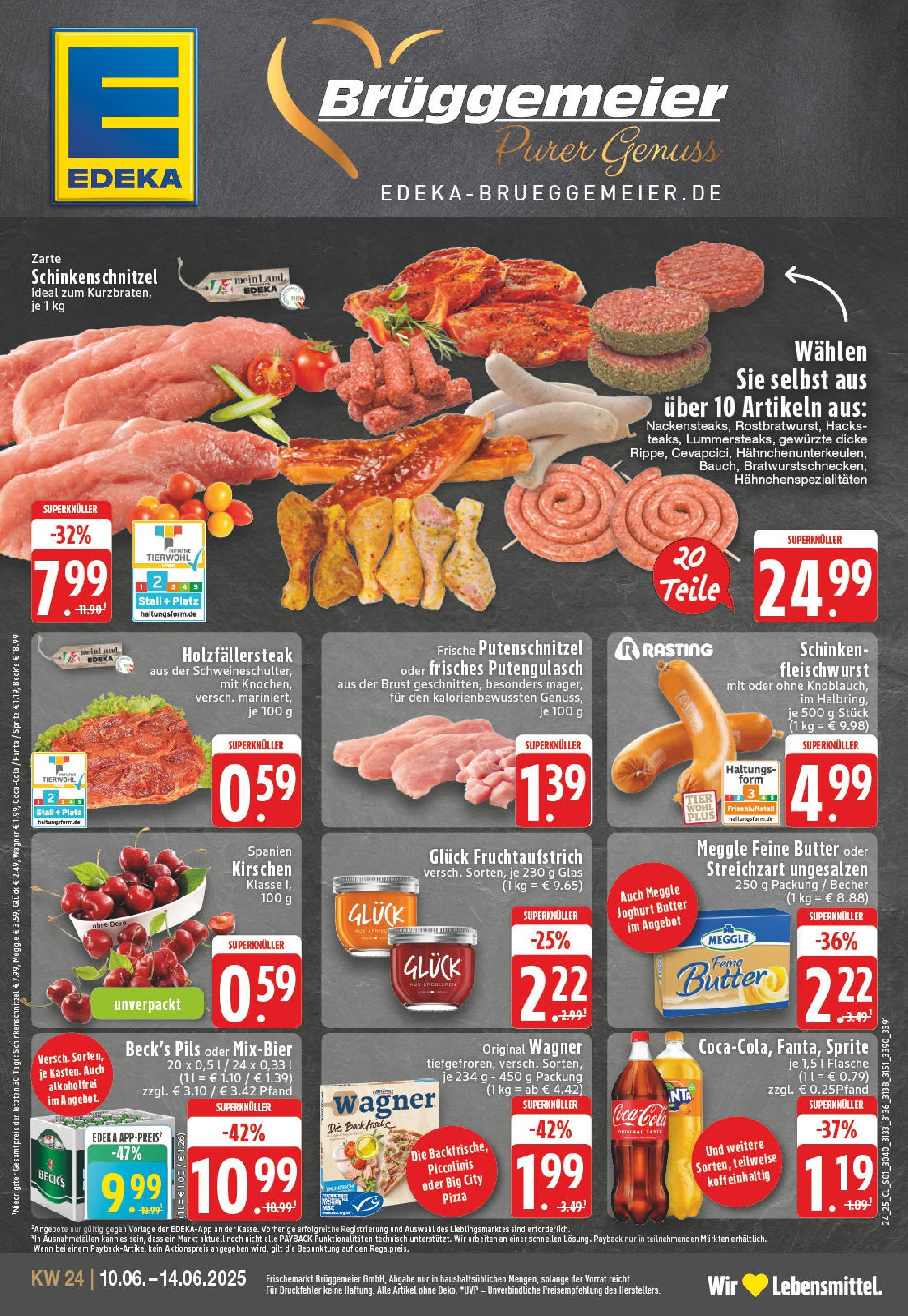 Edeka prospekt Emmerich	 (ab 08.06.2025) » Angebote Online | Seite: 1 | Produkte: Butter, Joghurt, Thunfisch, Piccolinis