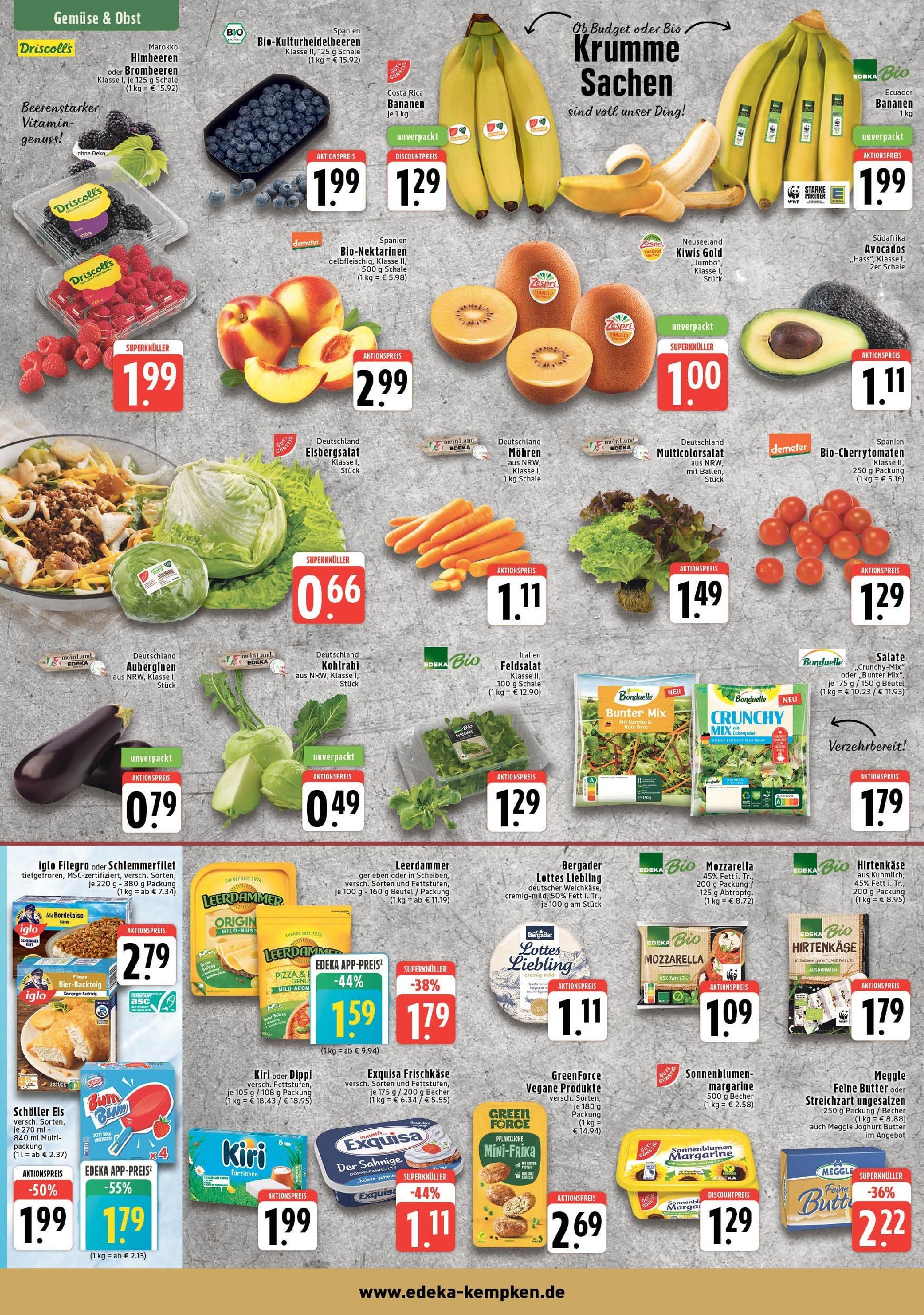 Edeka prospekt Krefeld	 (ab 08.06.2025) » Angebote Online | Seite: 4 | Produkte: Butter, Joghurt, Bier, Pizza