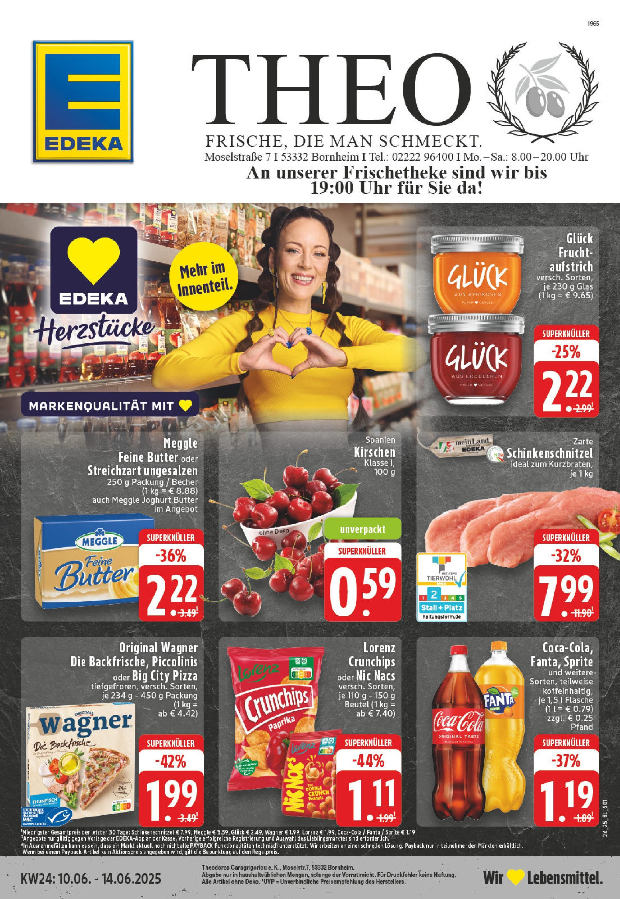 EDEKA Prospekt ab 08.06.2025 - Prospekt Bornheim Online Vorschau von dem Prospekt des Geschäftes Edeka, gültig ab dem 08.06.2025
