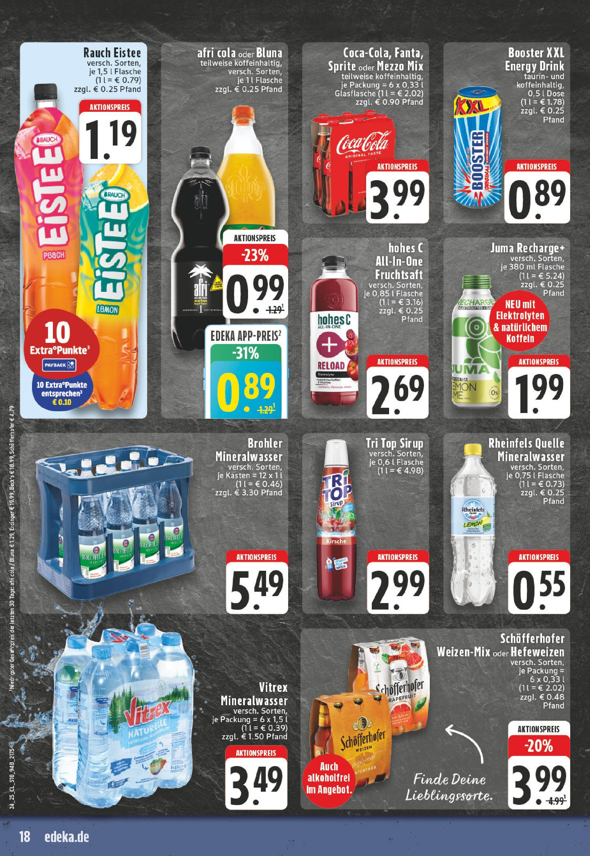 Edeka prospekt Monheim Am Rhein	 (ab 08.06.2025) » Angebote Online | Seite: 18 | Produkte: Mezzo mix, Cola, Oder mezzo mix, Fruchtsaft
