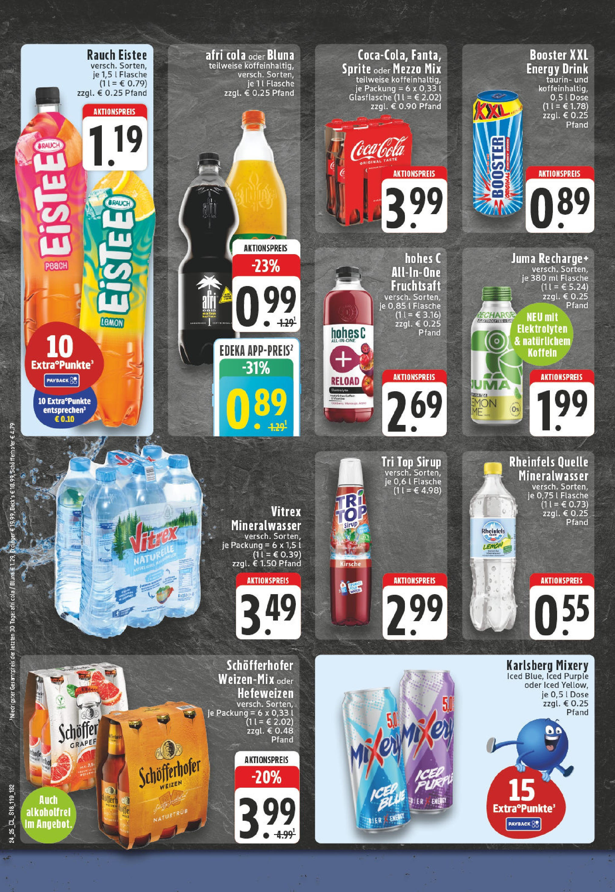 Edeka prospekt Rüthen	 (ab 08.06.2025) » Angebote Online | Seite: 18 | Produkte: Coca cola, Sprite, Oder mezzo mix, Rheinfels quelle