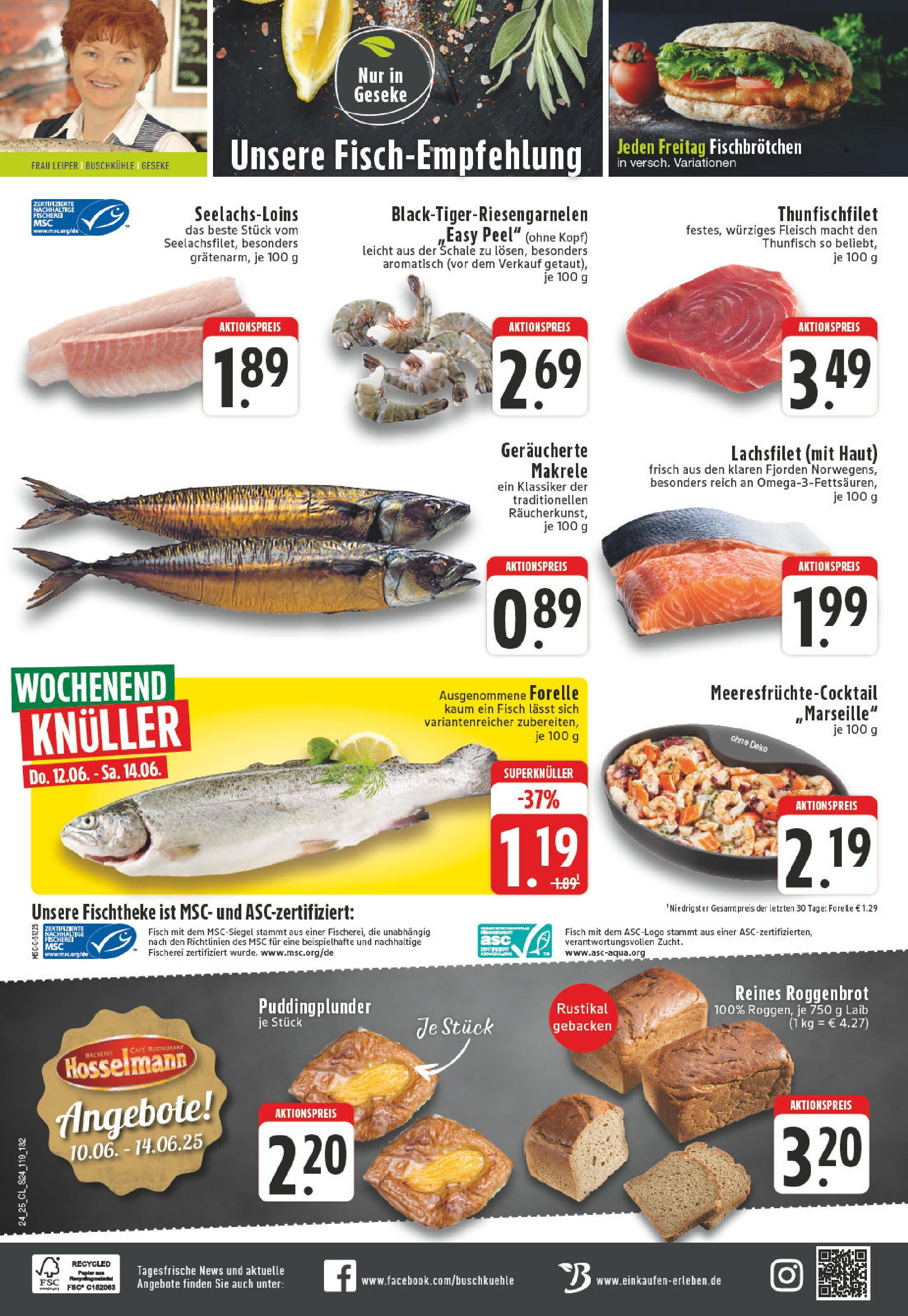 Edeka prospekt Rüthen	 (ab 08.06.2025) » Angebote Online | Seite: 24 | Produkte: Thunfisch, Fisch, Fleisch