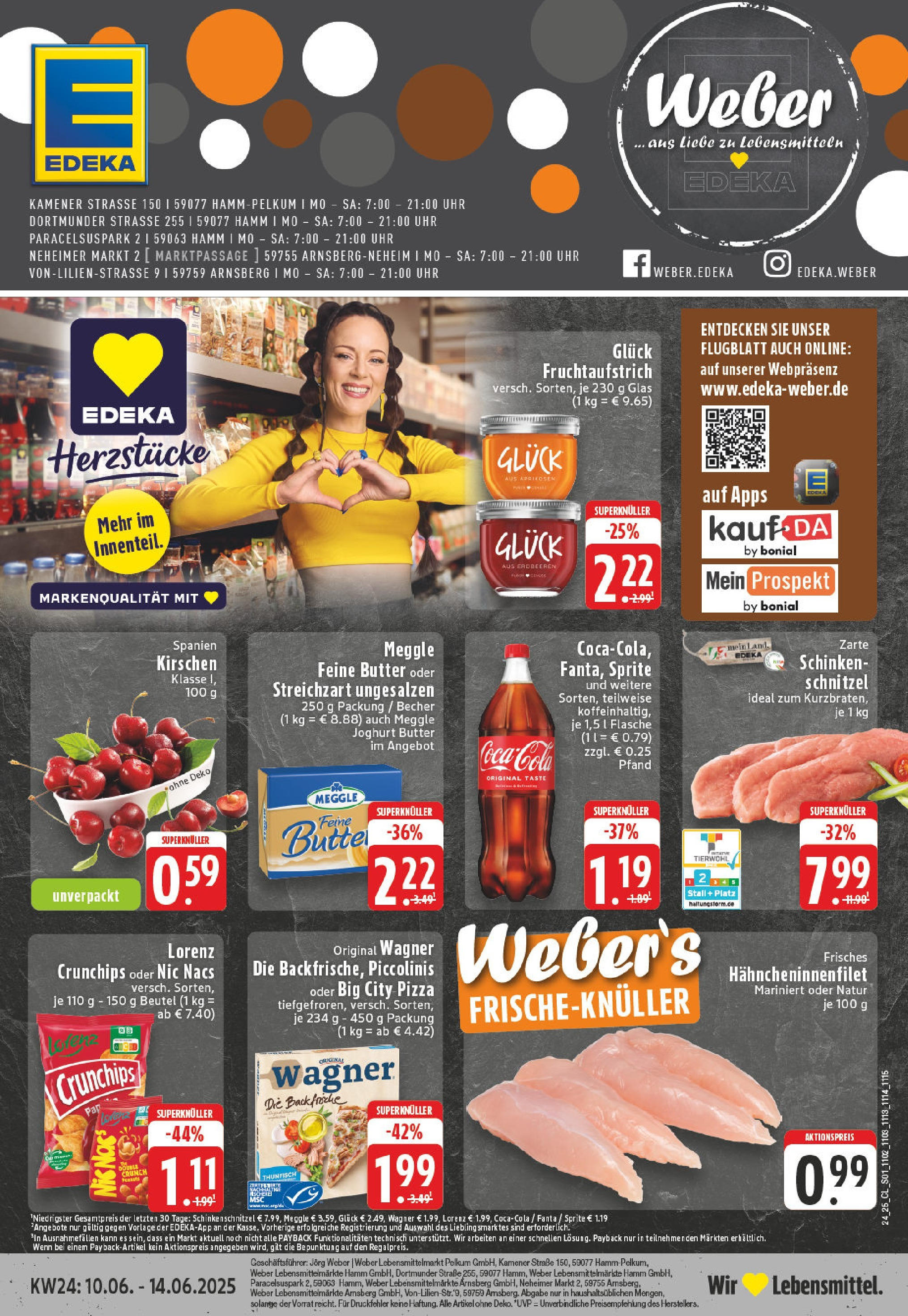 Edeka prospekt Hamm	 (ab 08.06.2025) » Angebote Online | Seite: 1 | Produkte: Fanta, Joghurt, Kirschen, Pizza