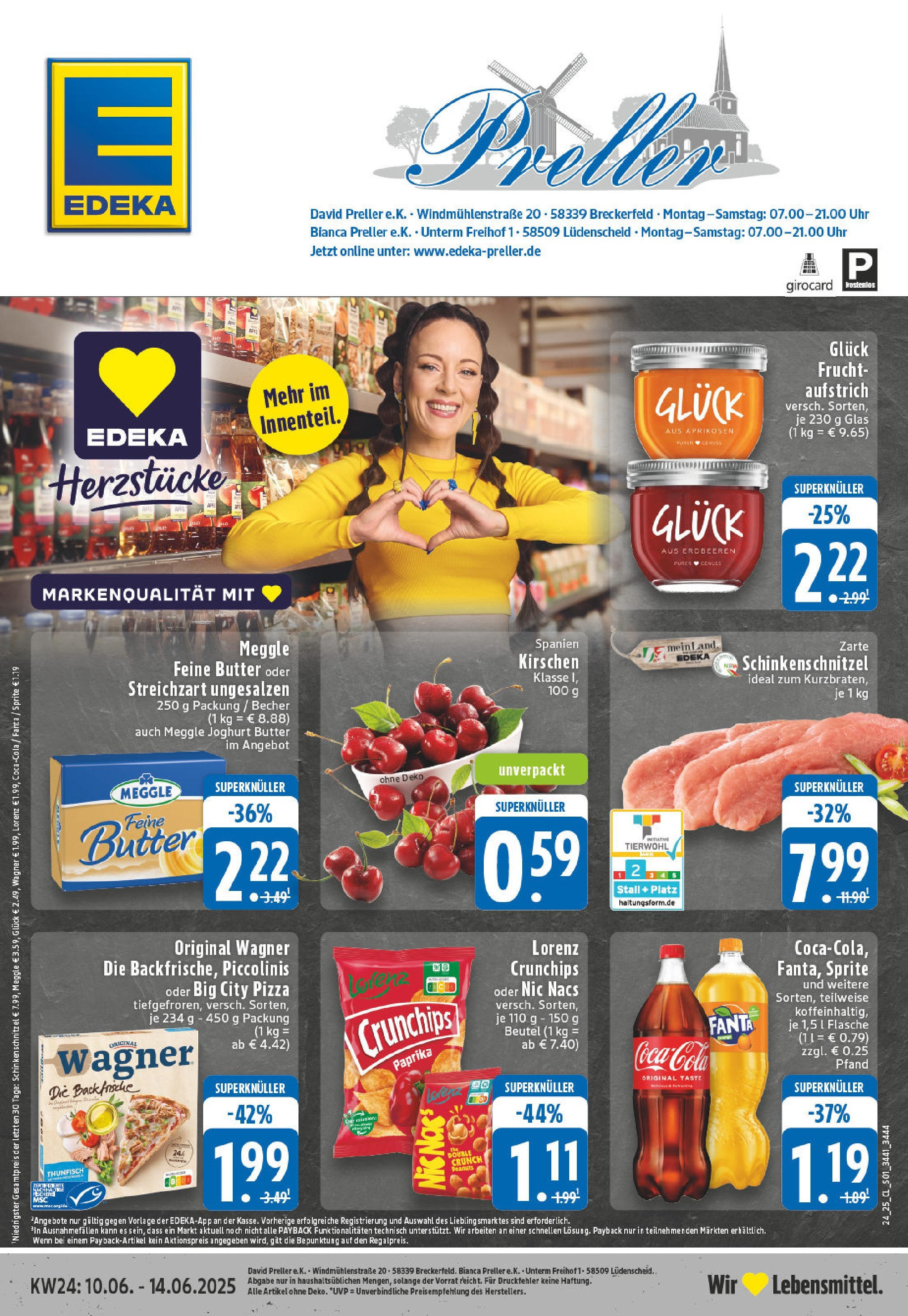 EDEKA Prospekt ab 08.06.2025 - Prospekt Breckerfeld Online Vorschau von dem Prospekt des Geschäftes Edeka, gültig ab dem 08.06.2025