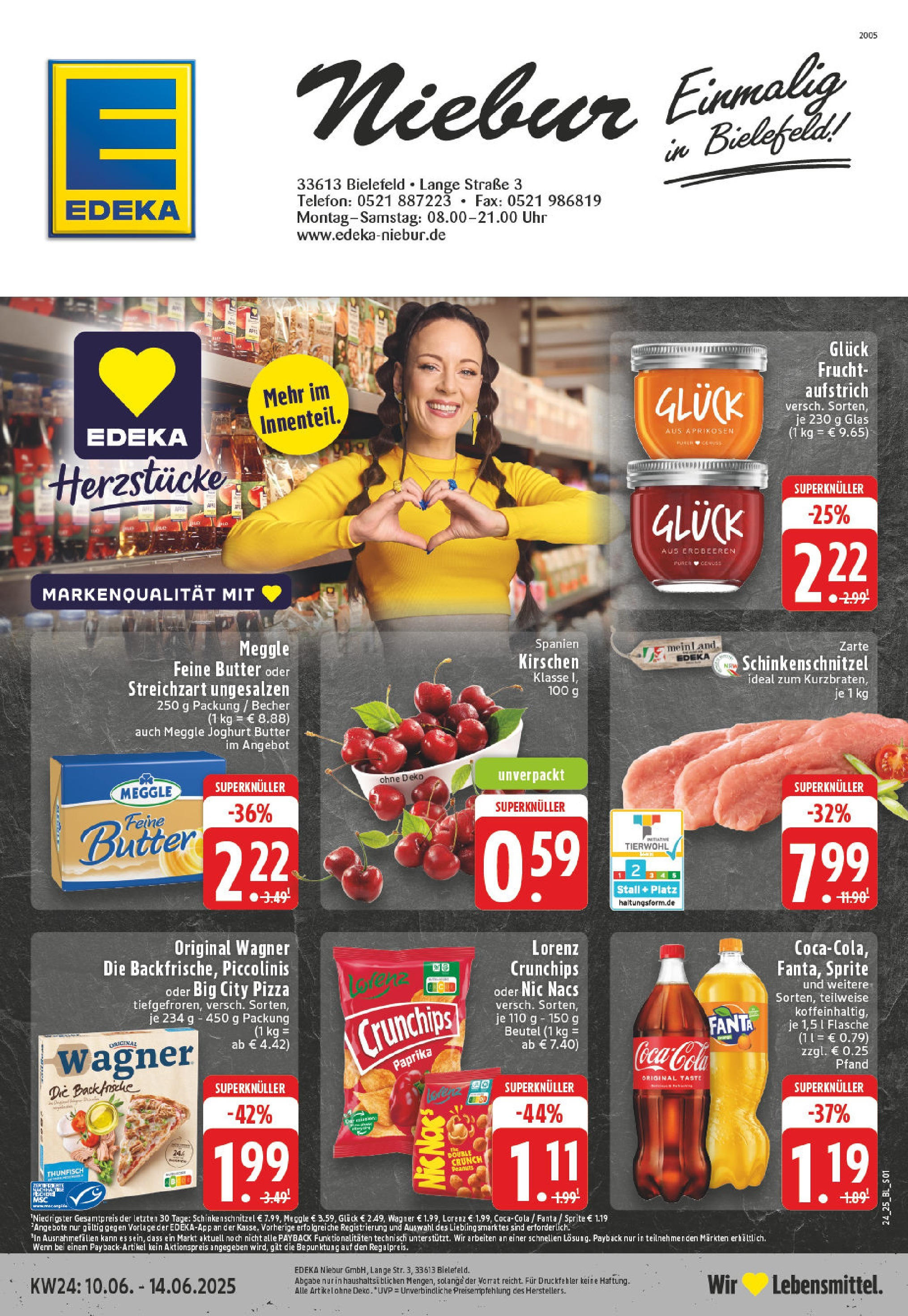 EDEKA Prospekt ab 08.06.2025 - Prospekt Bielefeld Online Vorschau von dem Prospekt des Geschäftes Edeka, gültig ab dem 08.06.2025