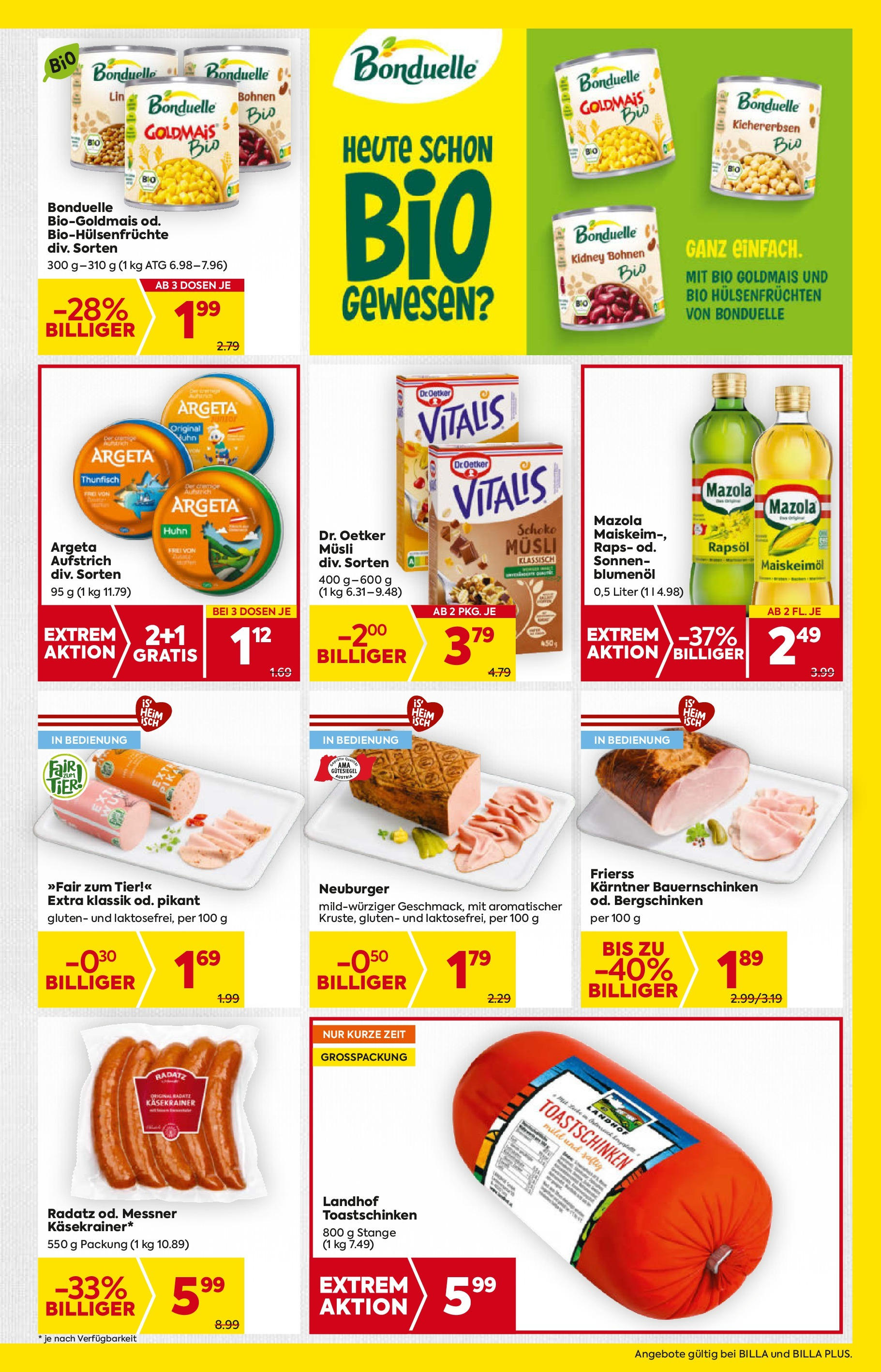 Billa - BILLA: Flugblatt gültig bei BILLA & BILLA PLUS ab 11.06.2025 - Angebote, Prospekt | Seite: 7