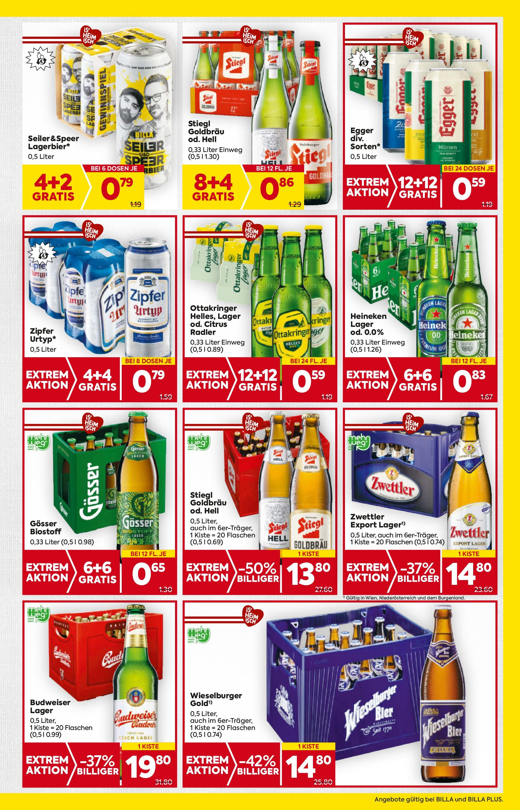 Billa - BILLA: Flugblatt gültig bei BILLA & BILLA PLUS ab 11.06.2025 - Angebote, Prospekt | Seite: 13 | Produkte: Bier