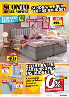 Vorschau von dem Prospekt des Geschäftes Sconto, gültig ab dem 07.06.2025