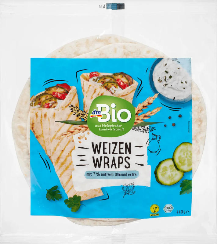 dmBio Weizen Wraps