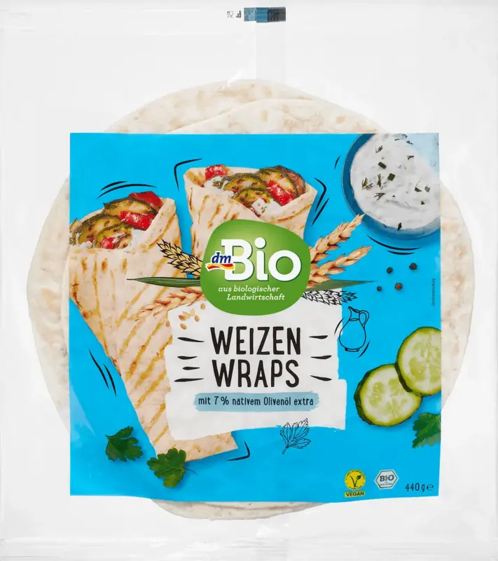 dmBio Weizen Wraps