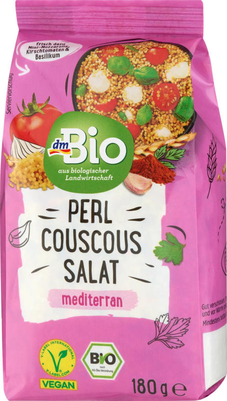 dmBio Perl Couscous Salat Mediterran