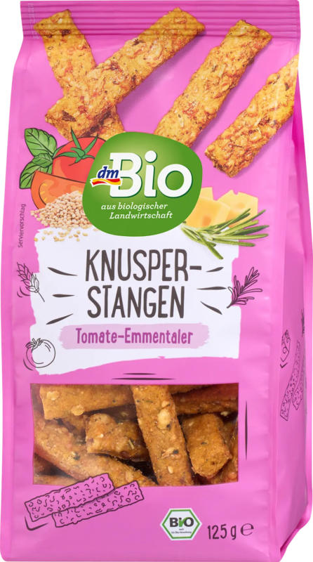 dmBio Knusperstangen Tomate-Emmentaler