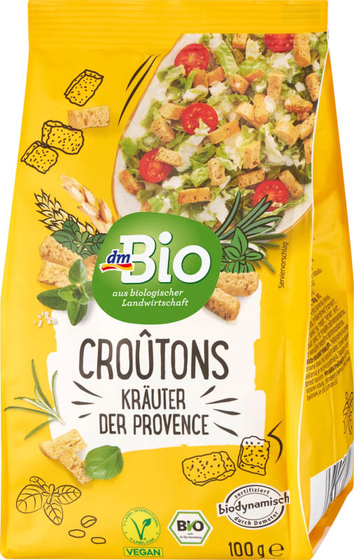 dmBio Croûtons, Kräuter der Provence