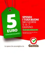 Gentis 5 Euro di buono sconto - al 07.06.2025