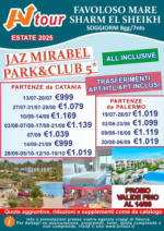 Av Tour Av Tour - OFFERTE-SPECIALI-JAZ-MIRABEL-PARKCLUB-FINO-AL-14 06 - al 14.06.2025