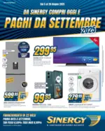 Sinergy Compri oggi e paghi da Settembre - al 28.06.2025