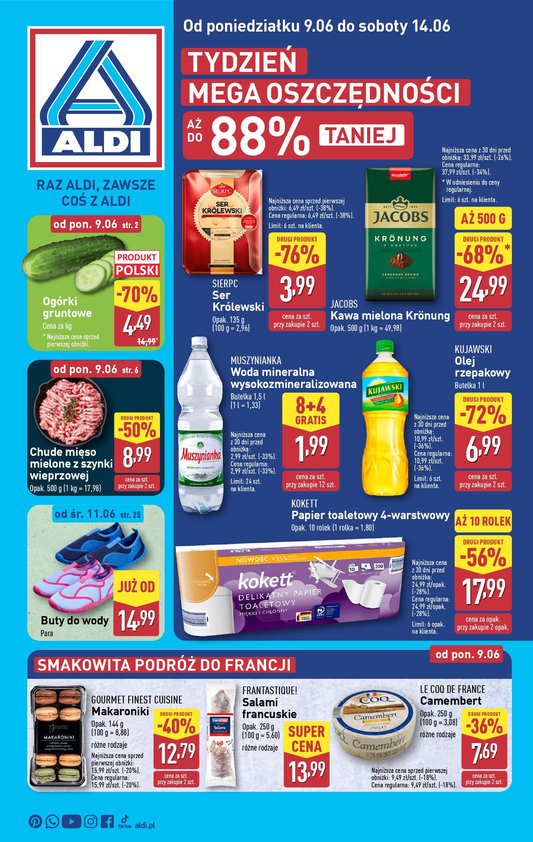 Aldi Gazetka od 09.06.2025 - Nowa Gazetka - Numer strony 1