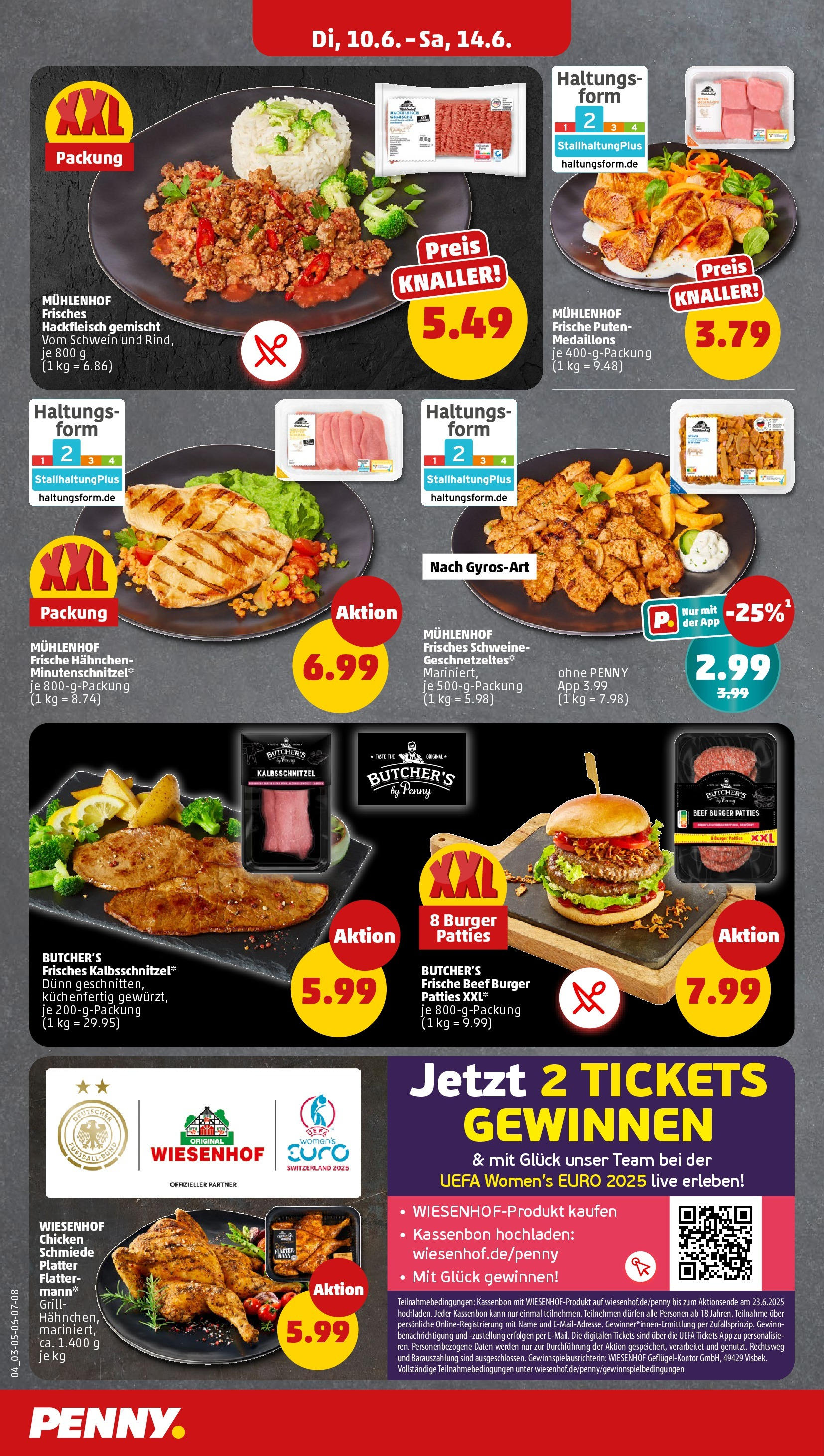 Penny prospekt Bremen (ab 10.06.2025) » Angebote Online | Seite: 6 | Produkte: Grill, Hahnchen, Burger, Hackfleisch