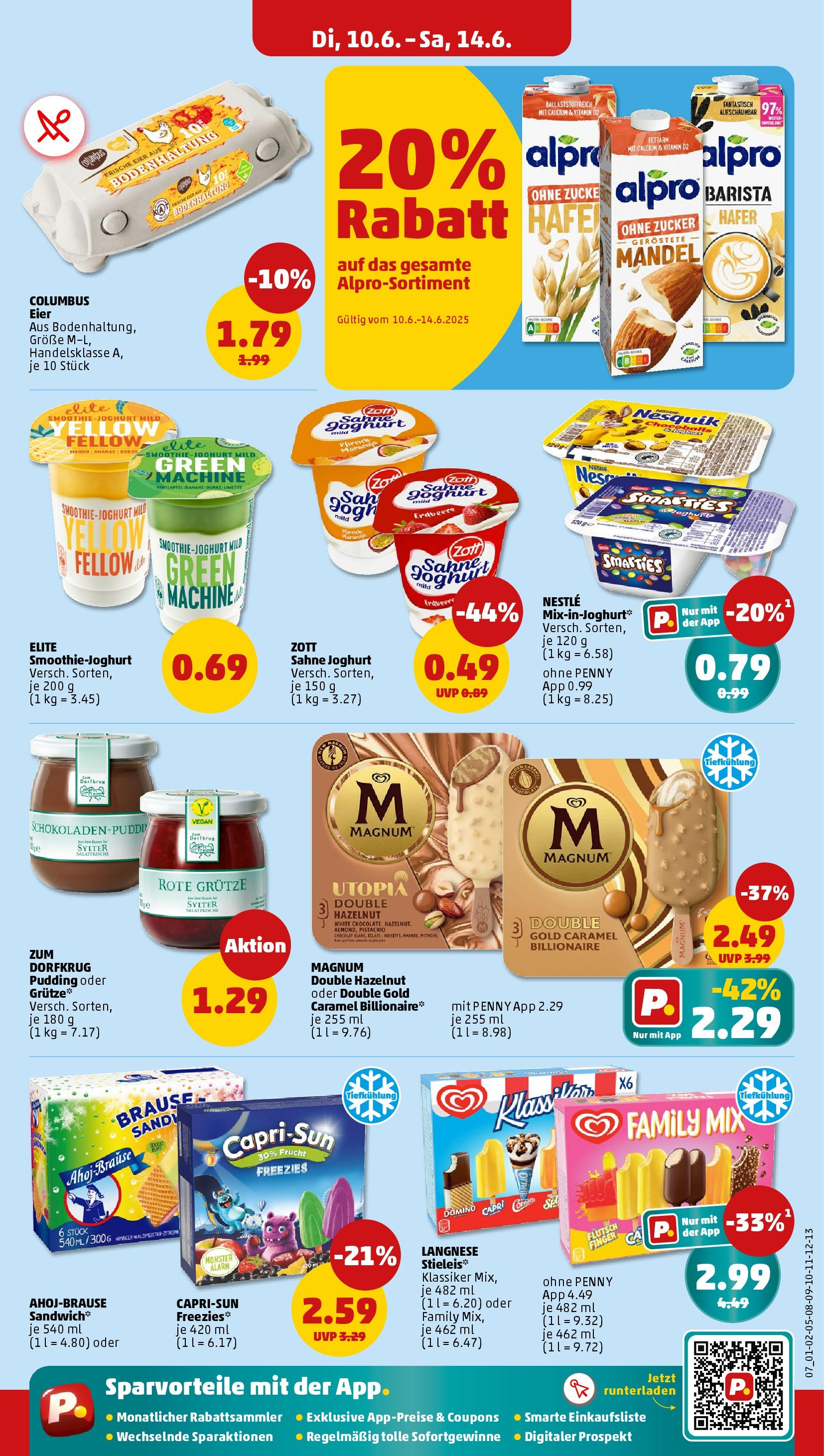 Penny prospekt Bremen (ab 10.06.2025) » Angebote Online | Seite: 9 | Produkte: Langnese, Ananas, Pudding, Mango