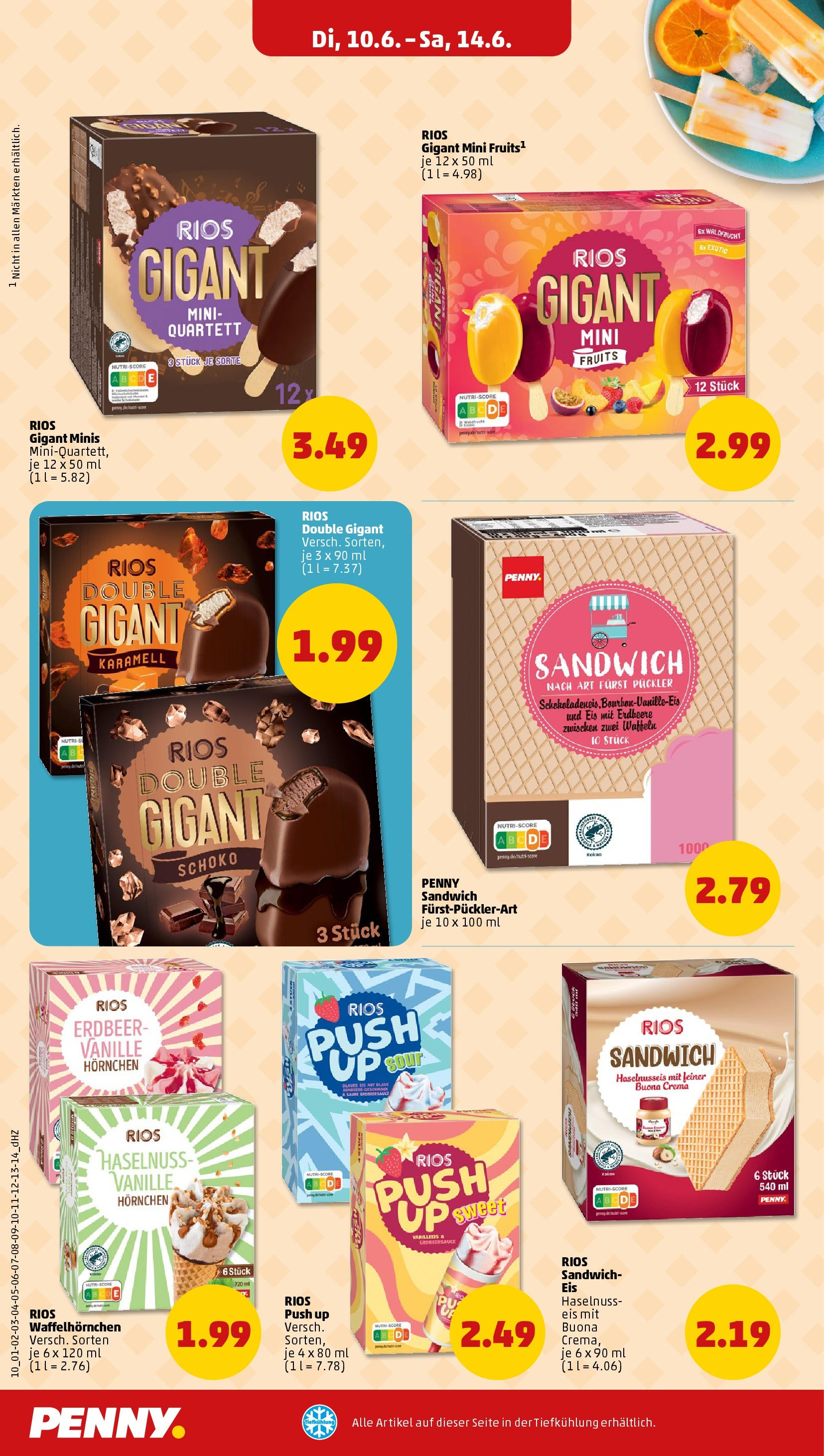 Penny prospekt Bremen (ab 10.06.2025) » Angebote Online | Seite: 12 | Produkte: Eis